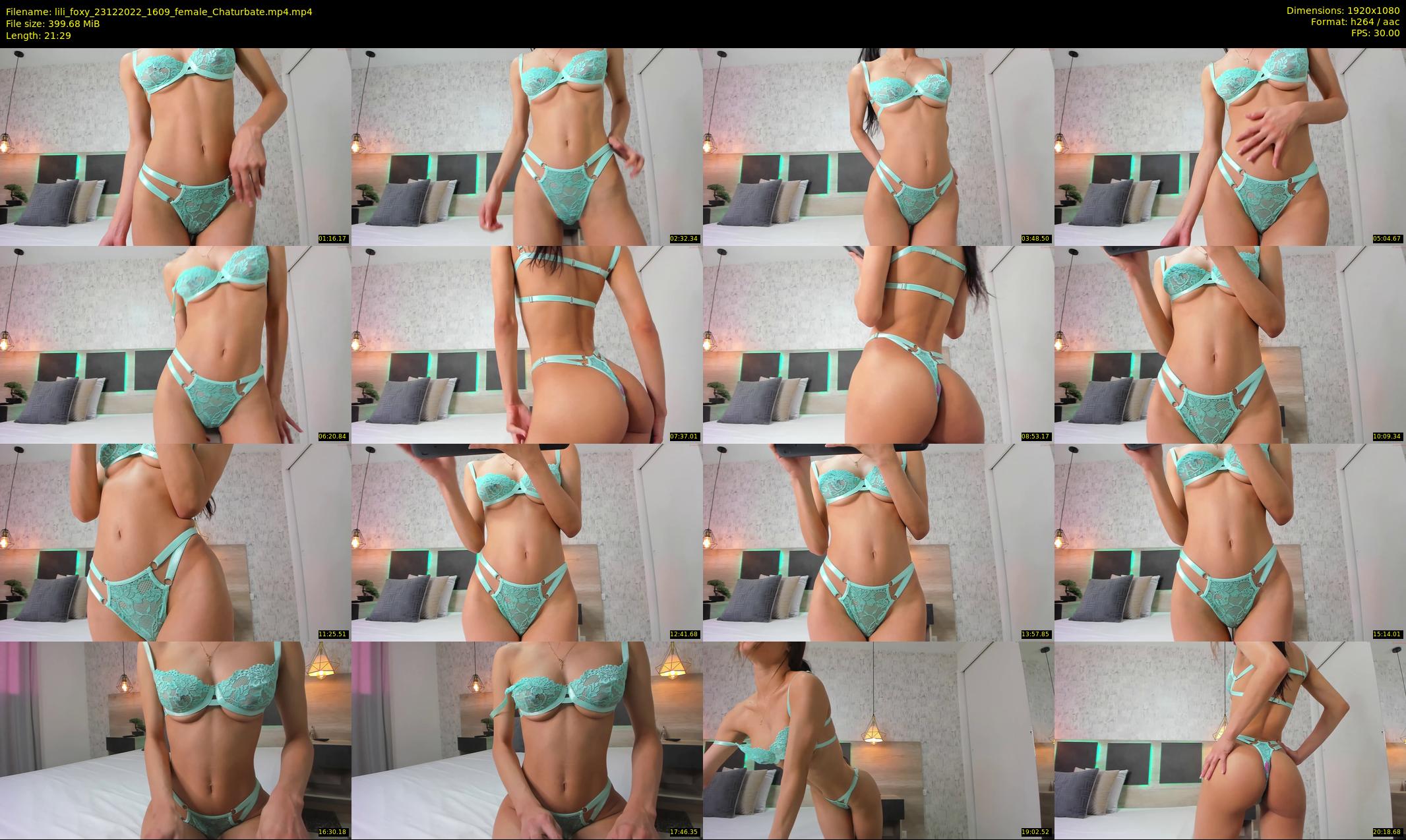 lili_foxy — 22 minute Chaturbate female cam show recording, 1080p, Dec 23, 2022