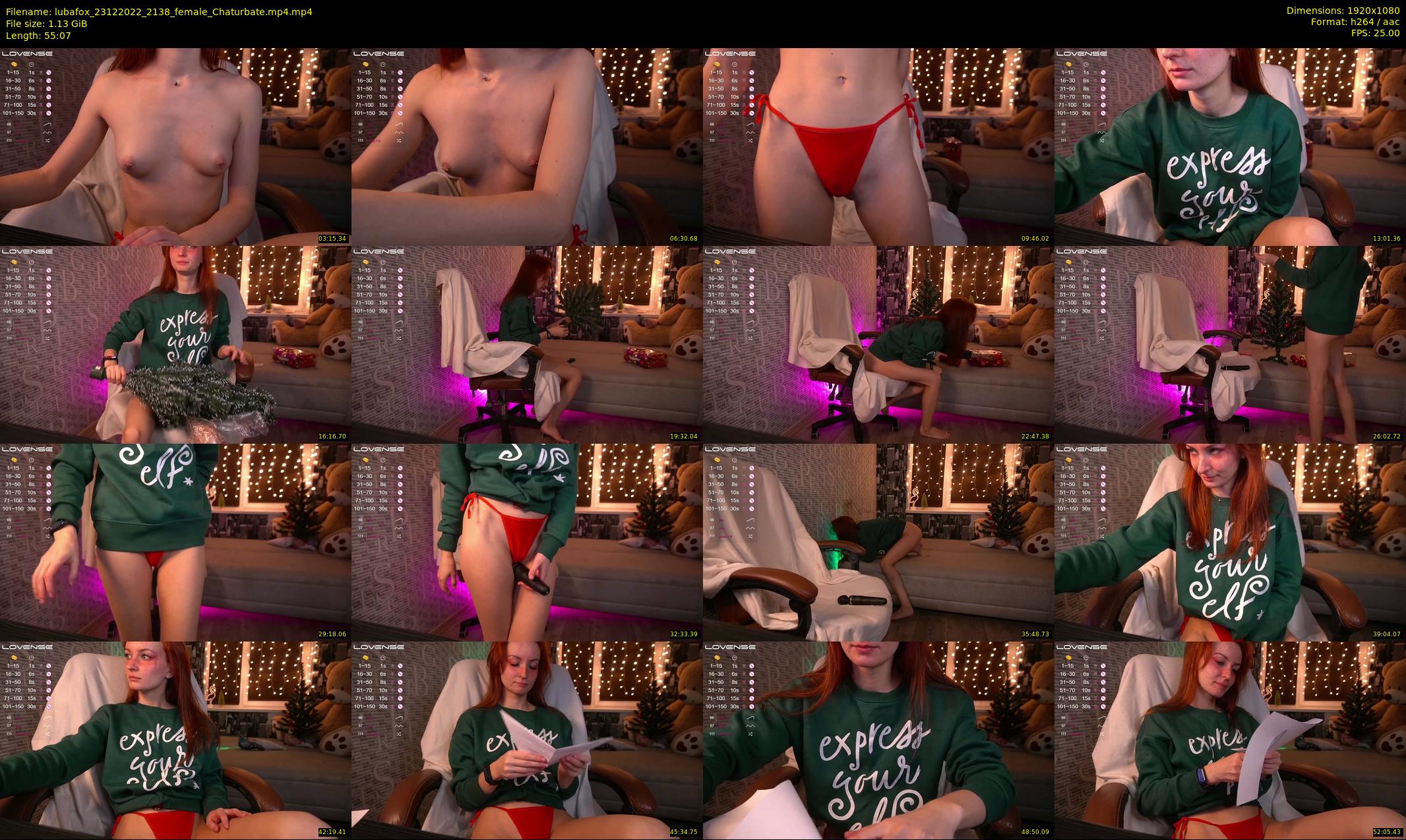 lubafox — 56 minute Chaturbate female cam show recording, 1080p, Dec 23, 2022
