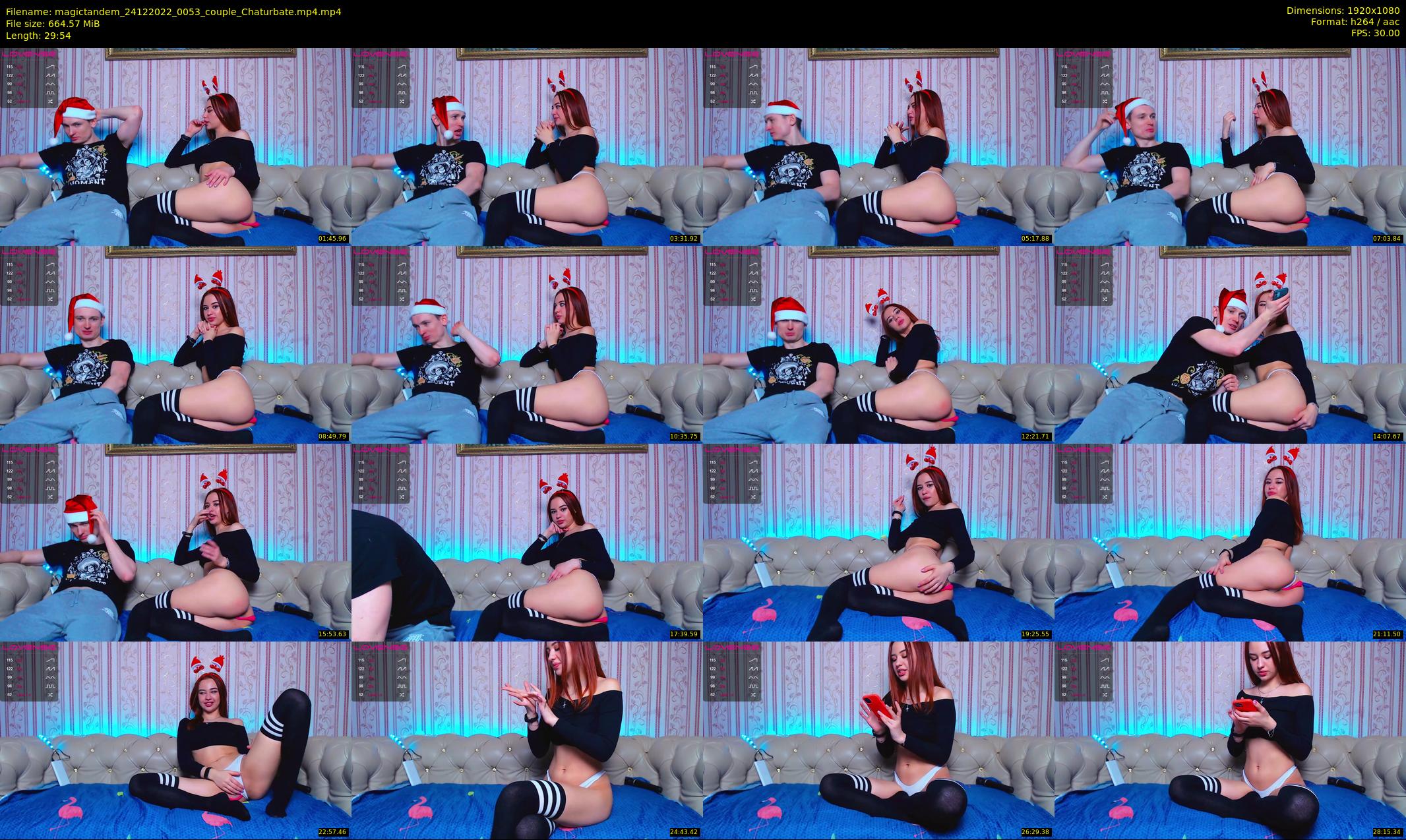 magictandem — 30 minute Chaturbate couple cam show recording, 1080p, Dec 24, 2022