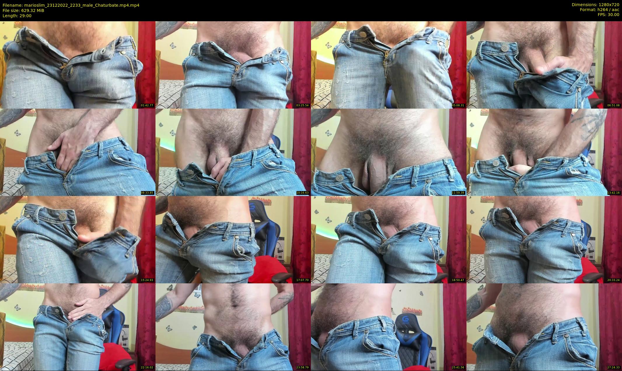 marioslim — 29 minute Chaturbate male cam show recording, 720p, Dec 23, 2022