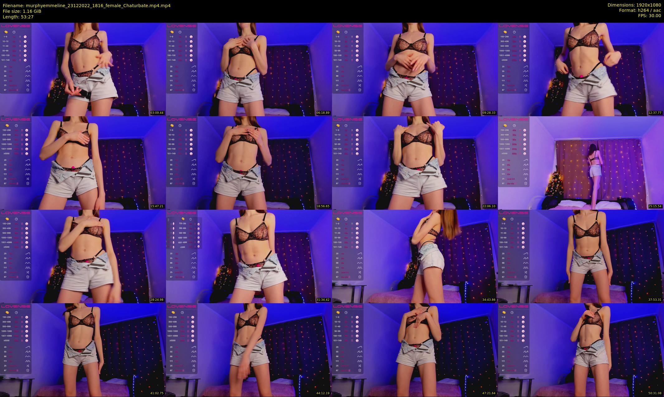 murphyemmeline — 54 minute Chaturbate female cam show recording, 1080p, Dec 23, 2022