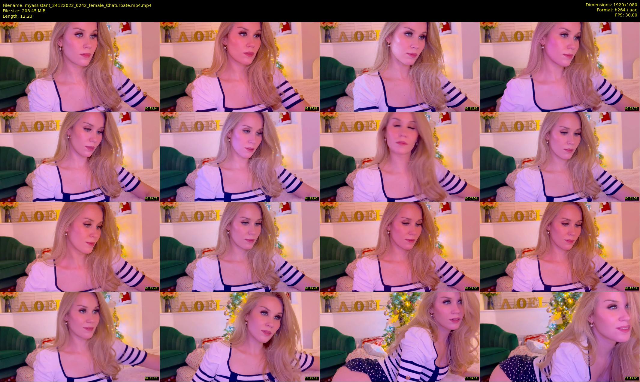 myassistant — 13 minute Chaturbate female cam show recording, 1080p, Dec 24, 2022