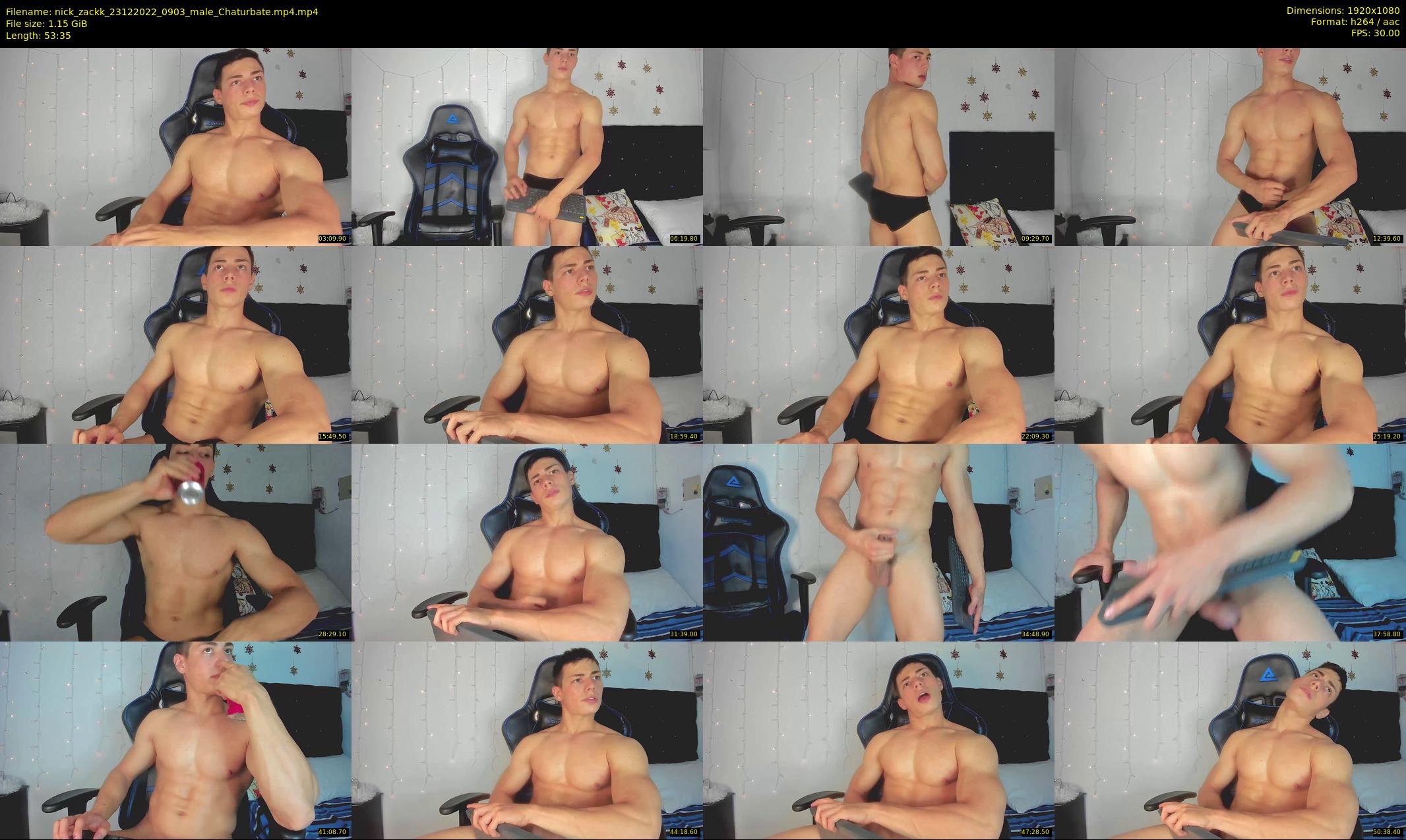 nick_zackk — 54 minute Chaturbate male cam show recording, 1080p, Dec 23, 2022