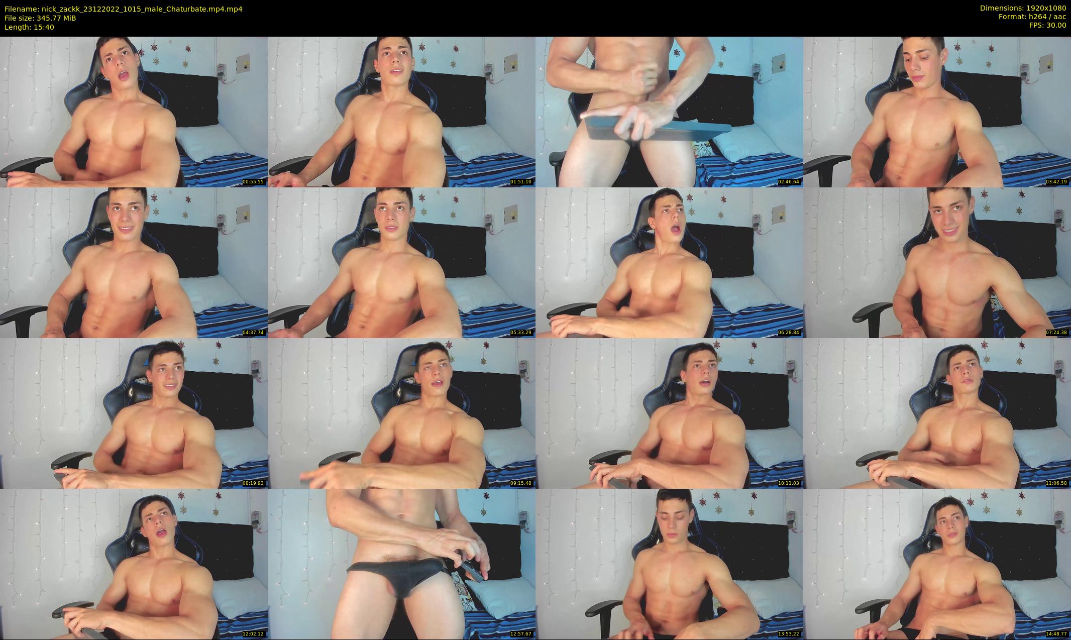 nick_zackk — 16 minute Chaturbate male cam show recording, 1080p, Dec 23, 2022