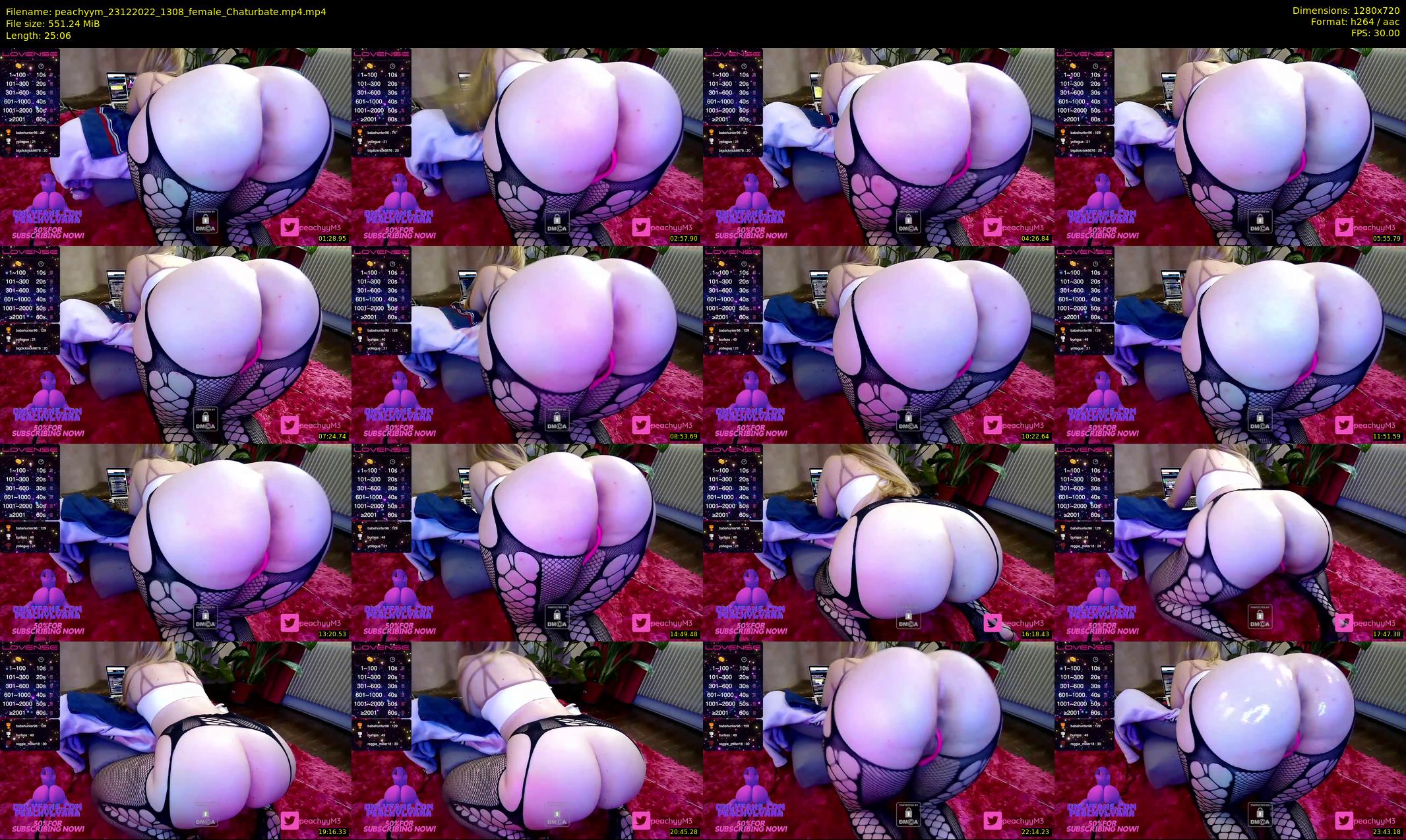 peachyym — 26 minute Chaturbate female cam show recording, 720p, Dec 23, 2022