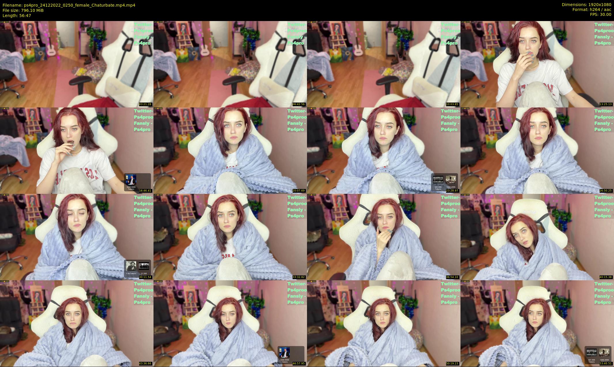 ps4pro — 57 minute Chaturbate female cam show recording, 1080p, Dec 24, 2022