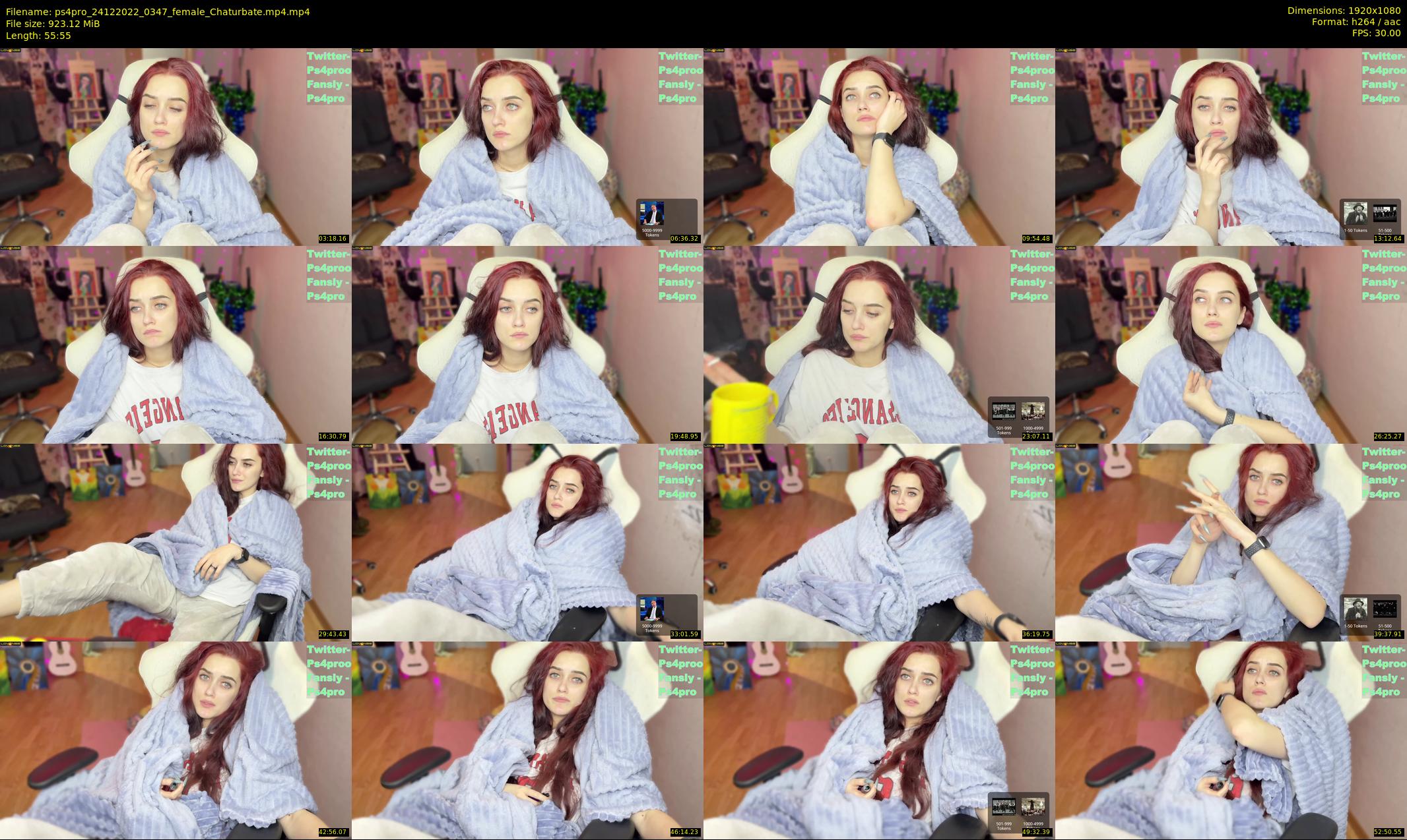 ps4pro — 56 minute Chaturbate female cam show recording, 1080p, Dec 24, 2022