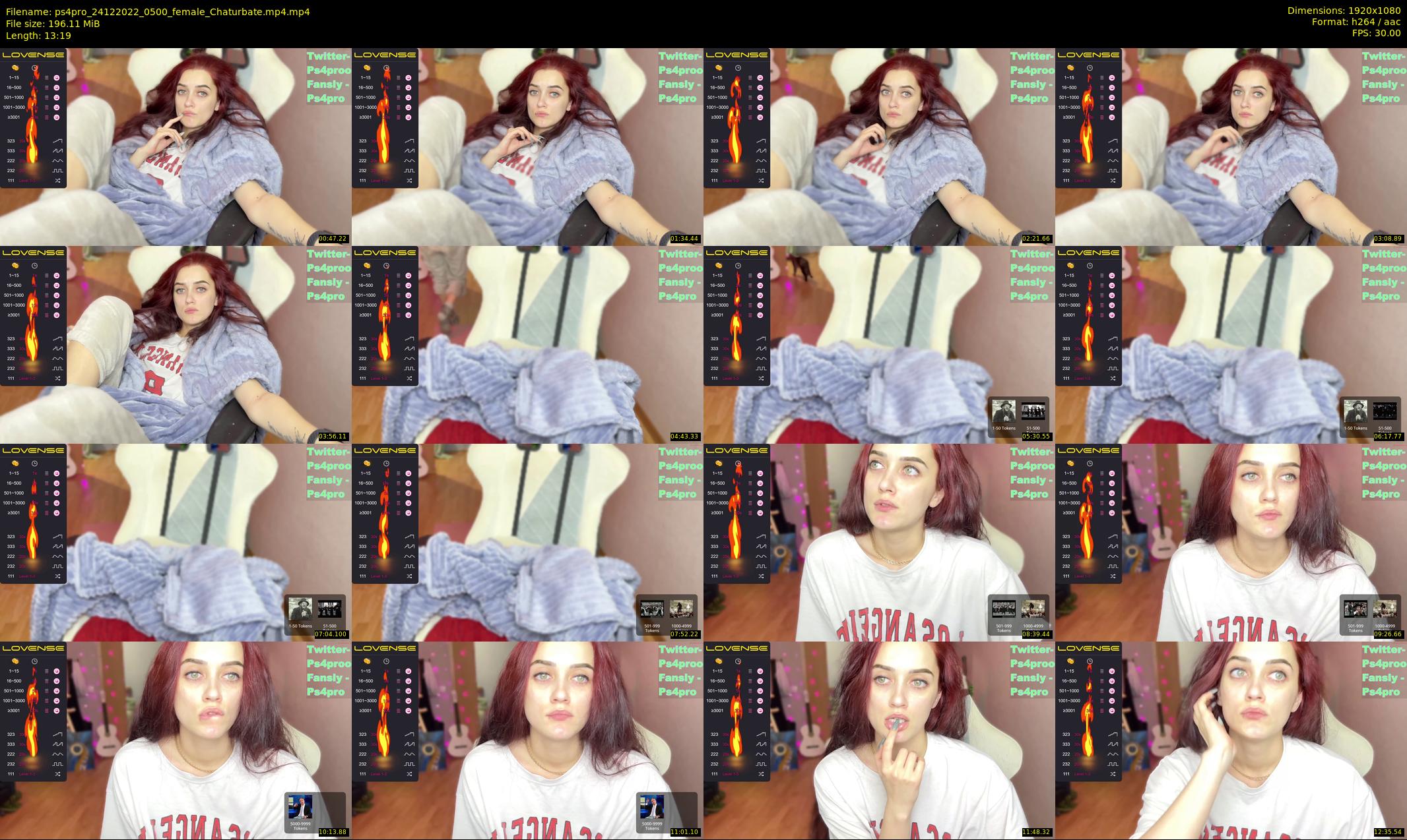 ps4pro — 14 minute Chaturbate female cam show recording, 1080p, Dec 24, 2022