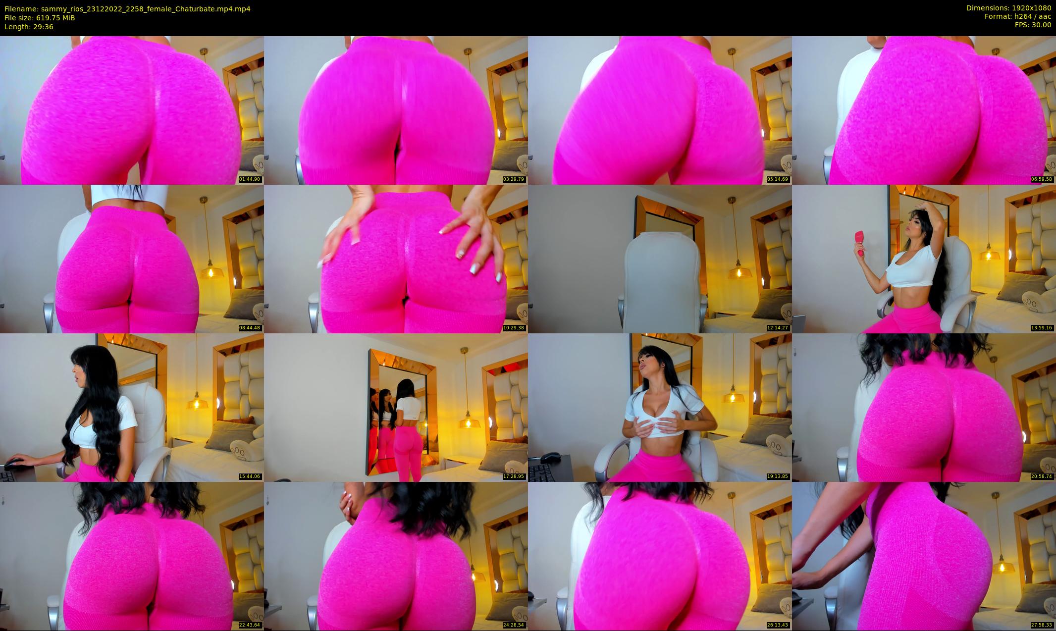 sammy_rios — 30 minute Chaturbate female cam show recording, 1080p, Dec 23, 2022
