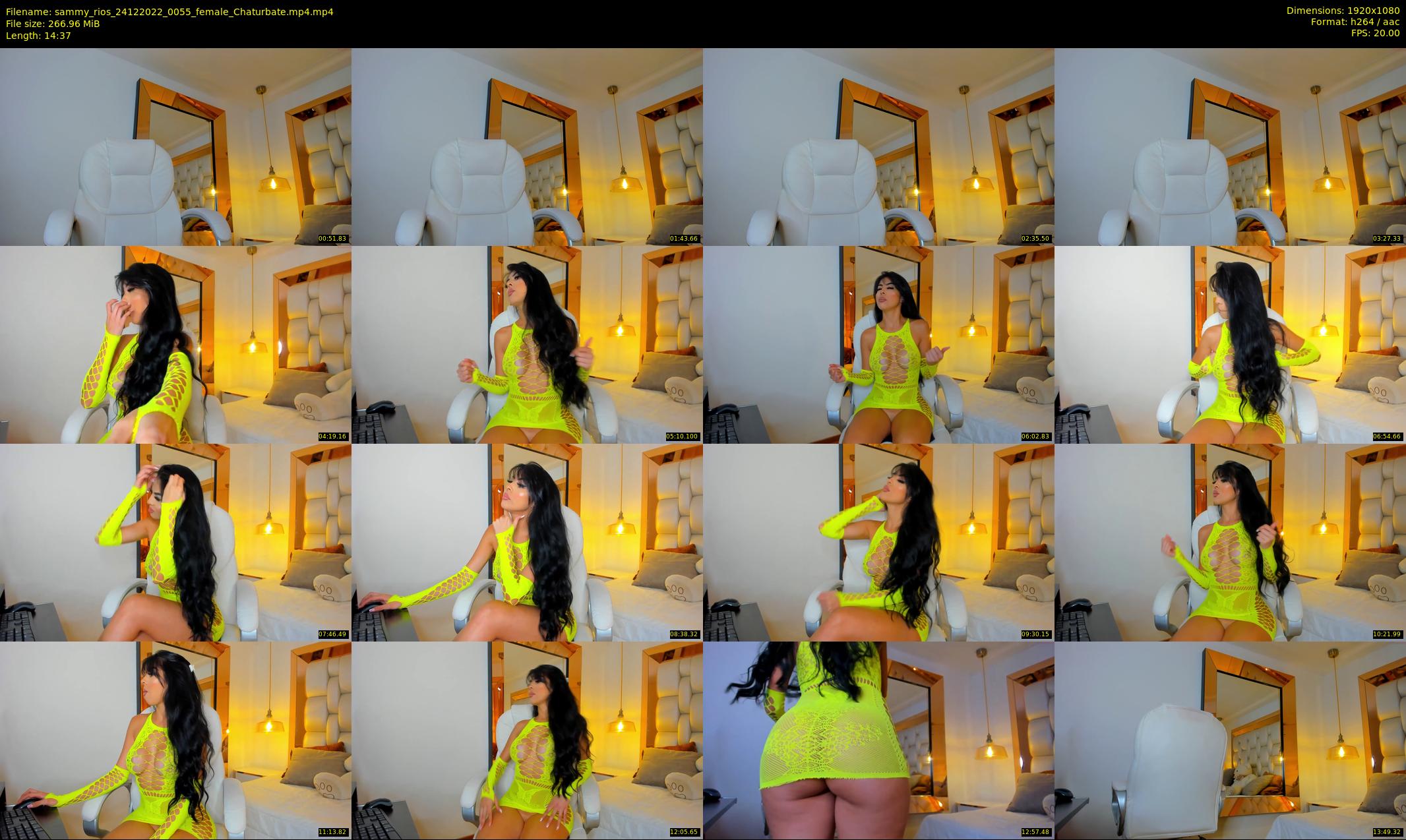 sammy_rios — 15 minute Chaturbate female cam show recording, 1080p, Dec 24, 2022