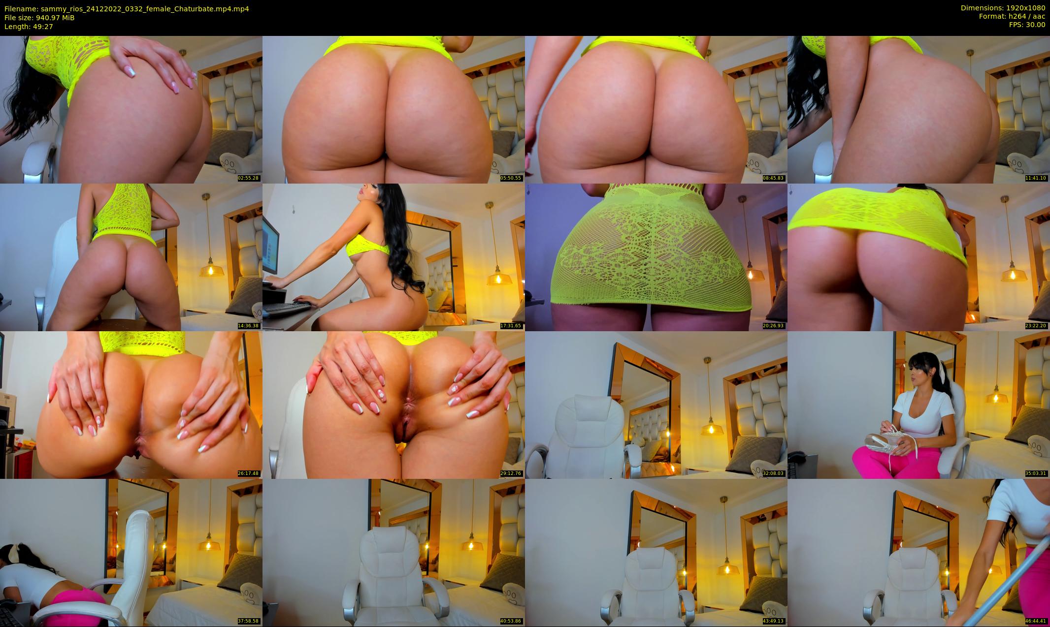 sammy_rios — 50 minute Chaturbate female cam show recording, 1080p, Dec 24, 2022