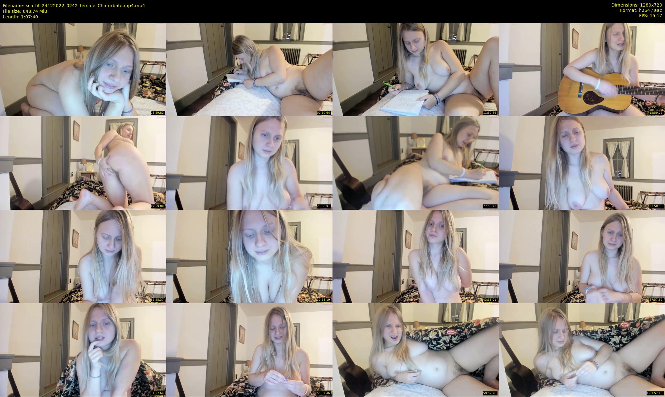scartit — 68 minute Chaturbate female cam show recording, 720p, Dec 24, 2022