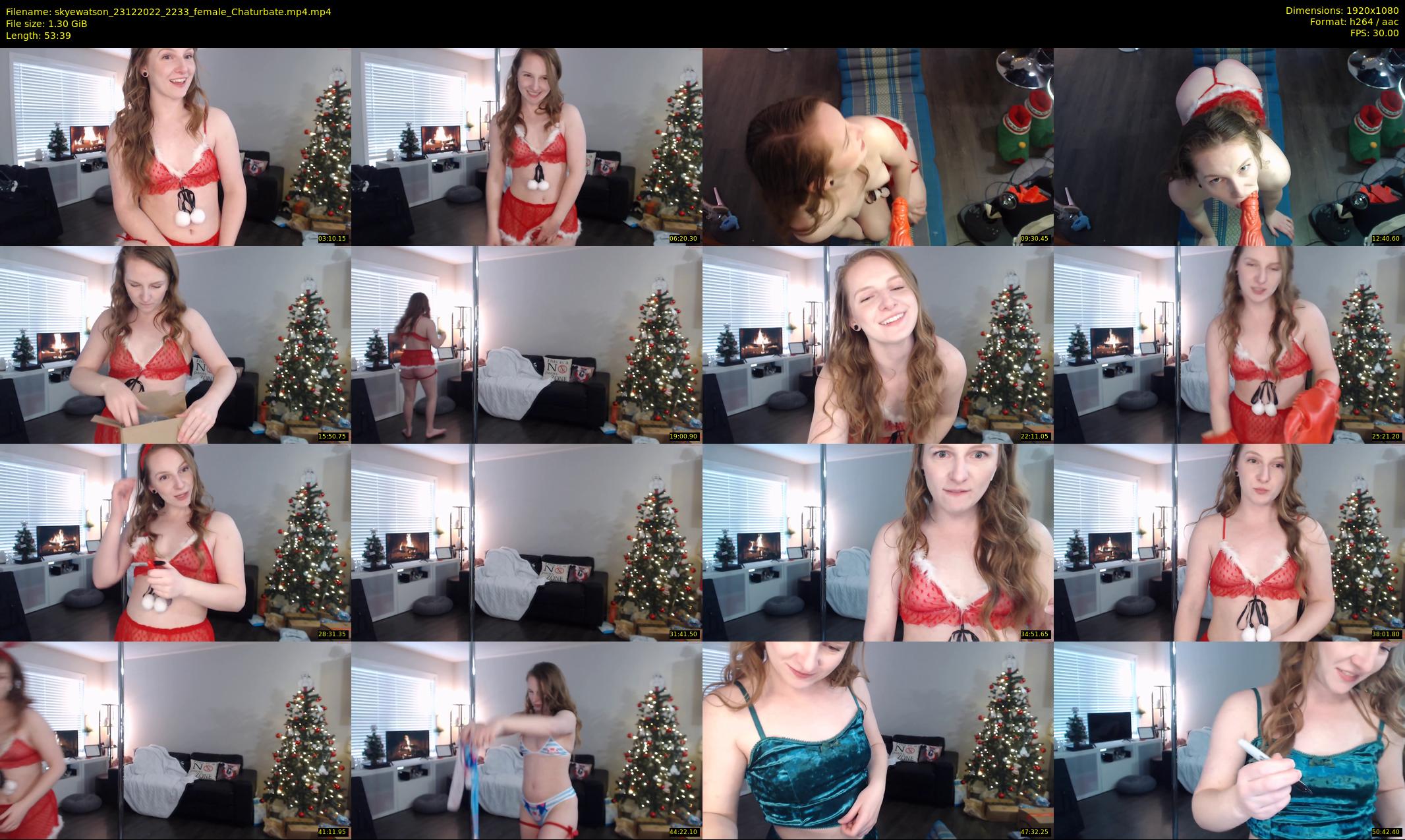 skyewatson — 54 minute Chaturbate female cam show recording, 1080p, Dec 23, 2022