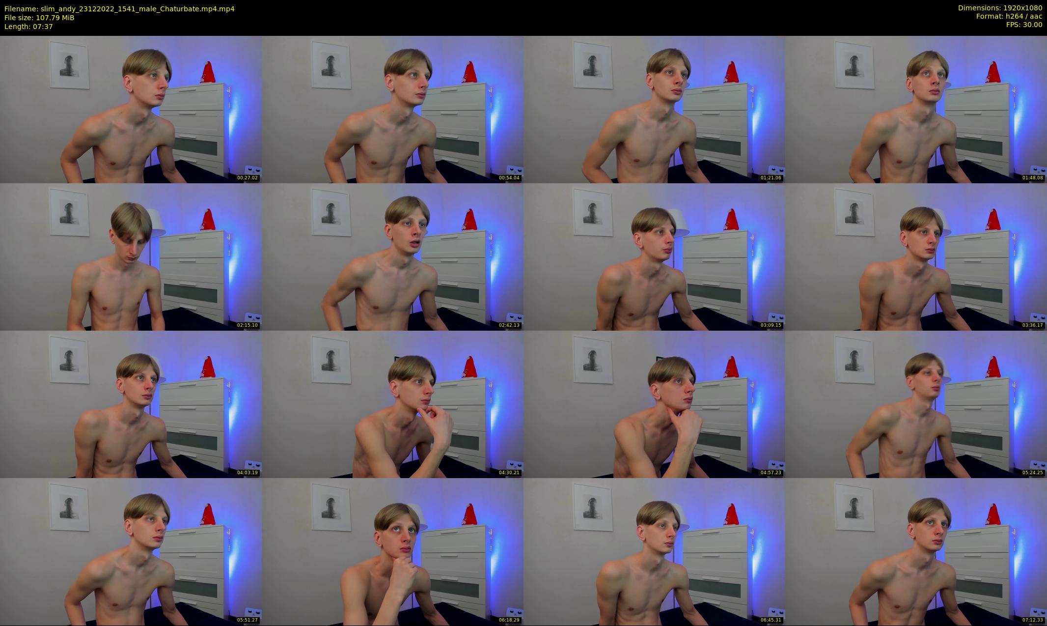 slim_andy — 8 minute Chaturbate male cam show recording, 1080p, Dec 23, 2022