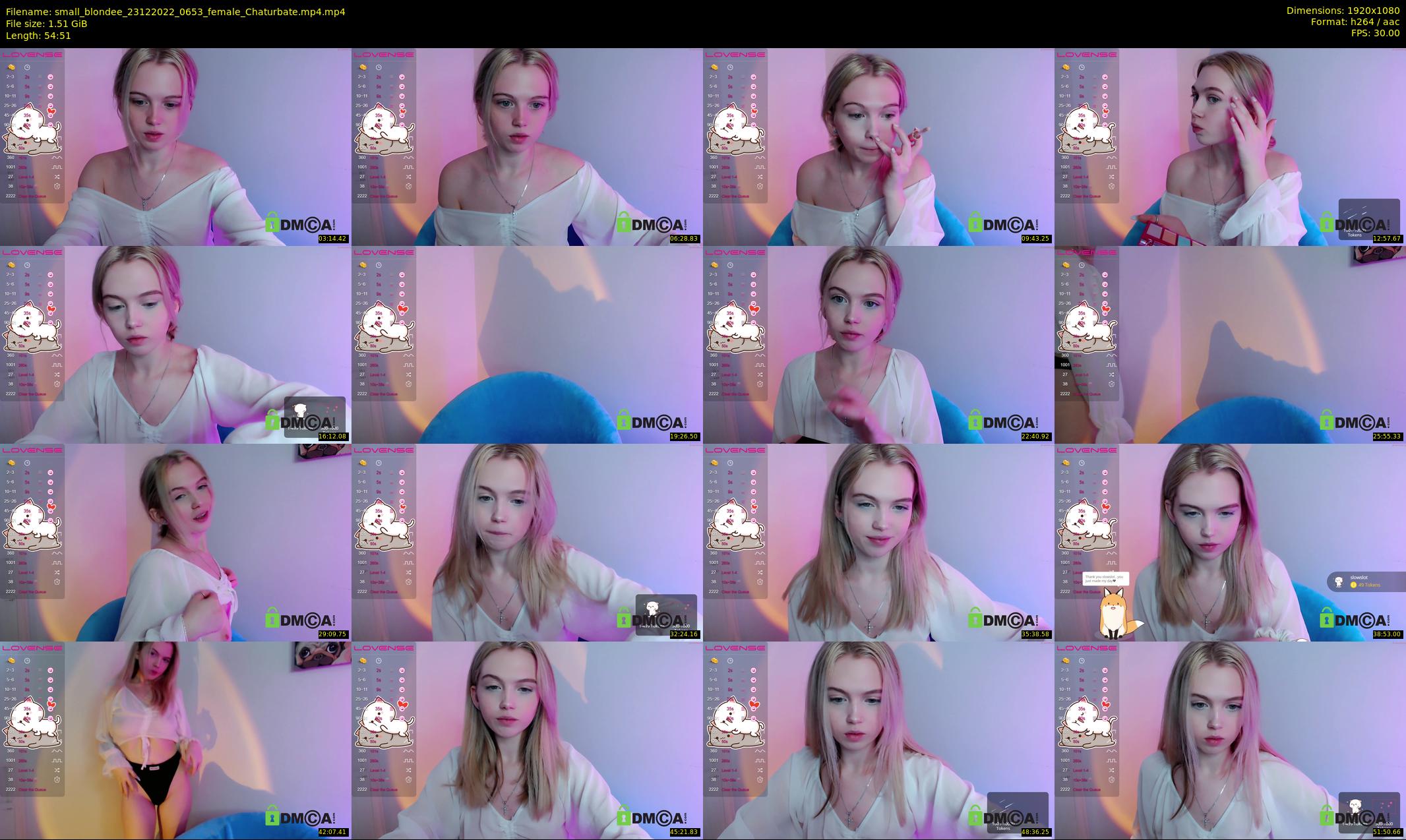 small_blondee — 55 minute Chaturbate female cam show recording, 1080p, Dec 23, 2022