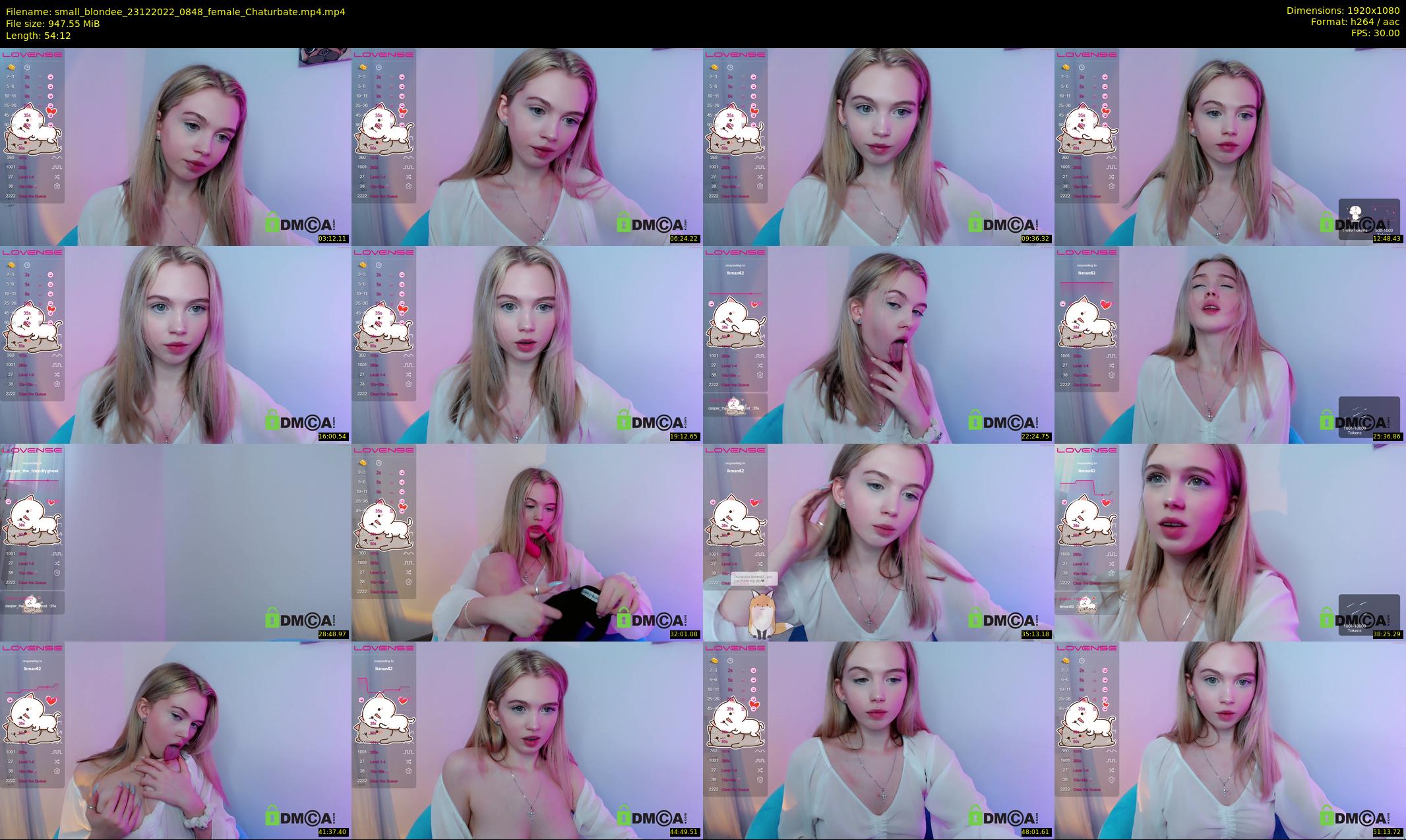 small_blondee — 55 minute Chaturbate female cam show recording, 1080p, Dec 23, 2022