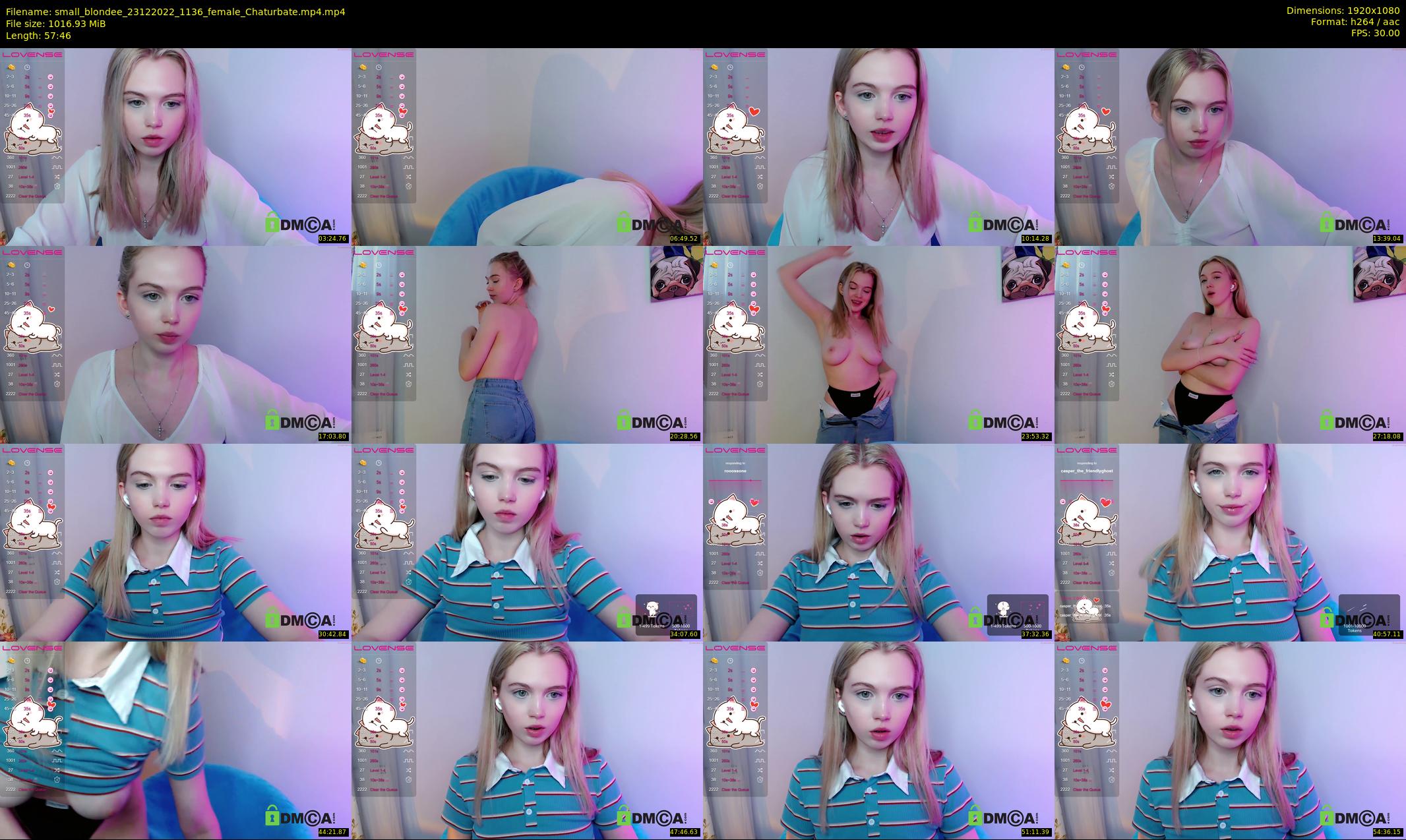 small_blondee — 58 minute Chaturbate female cam show recording, 1080p, Dec 23, 2022