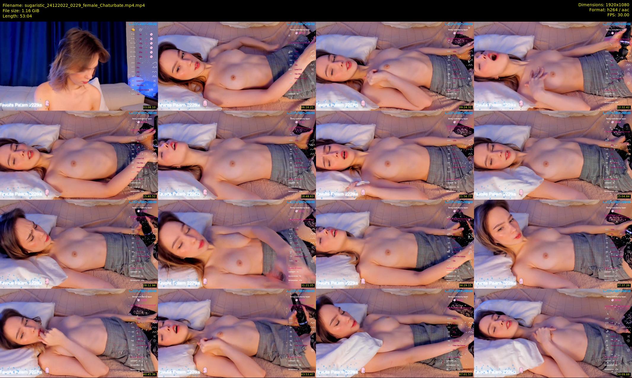 sugaristic — 54 minute Chaturbate female cam show recording, 1080p, Dec 24, 2022