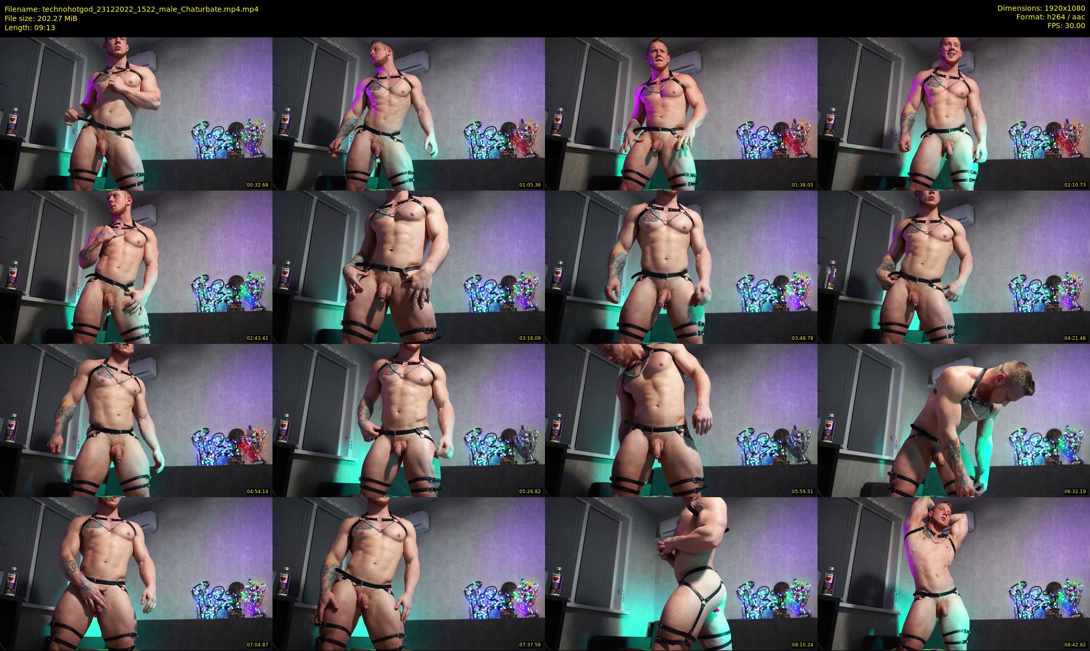 technohotgod — 10 minute Chaturbate male cam show recording, 1080p, Dec 23, 2022