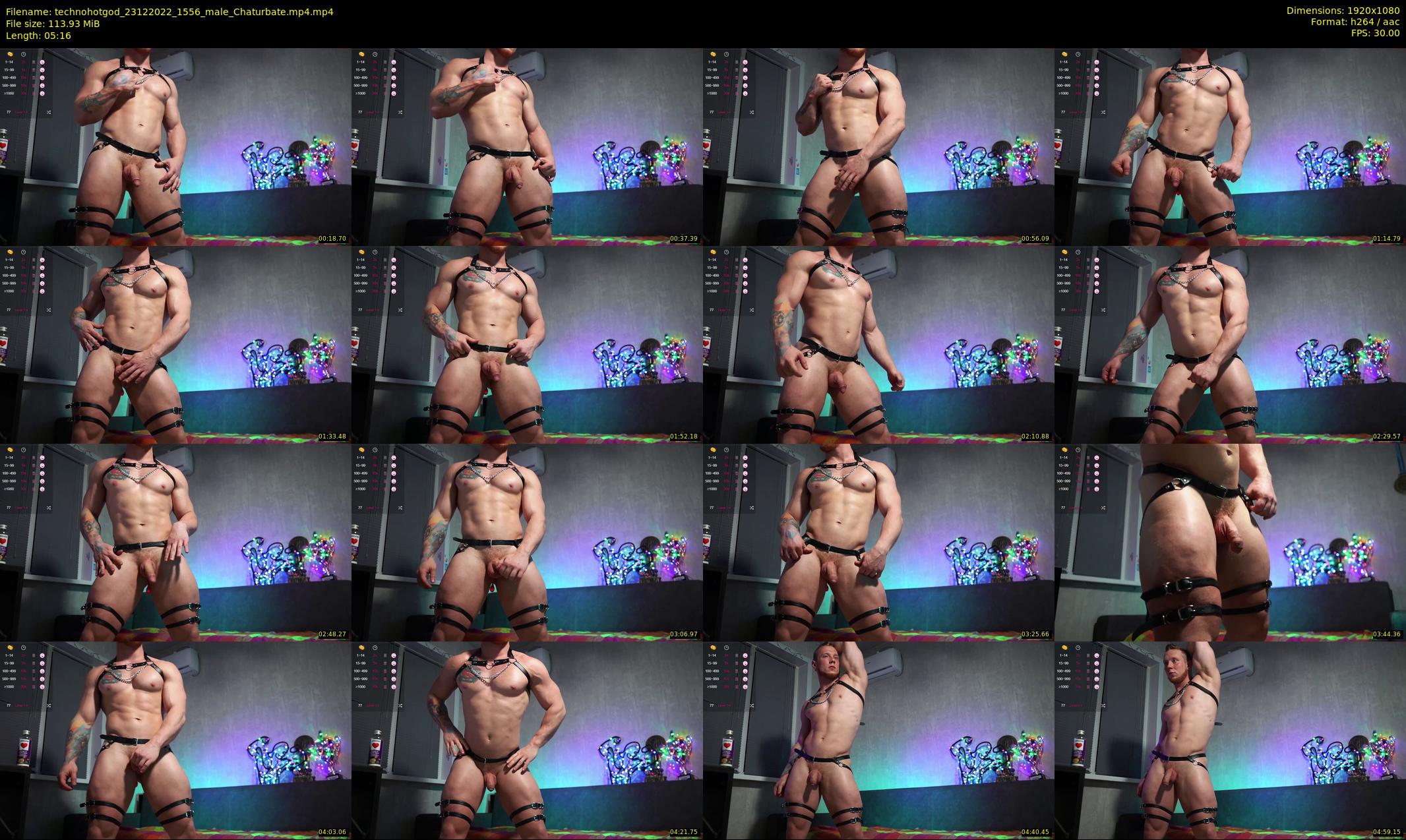 technohotgod — 6 minute Chaturbate male cam show recording, 1080p, Dec 23, 2022