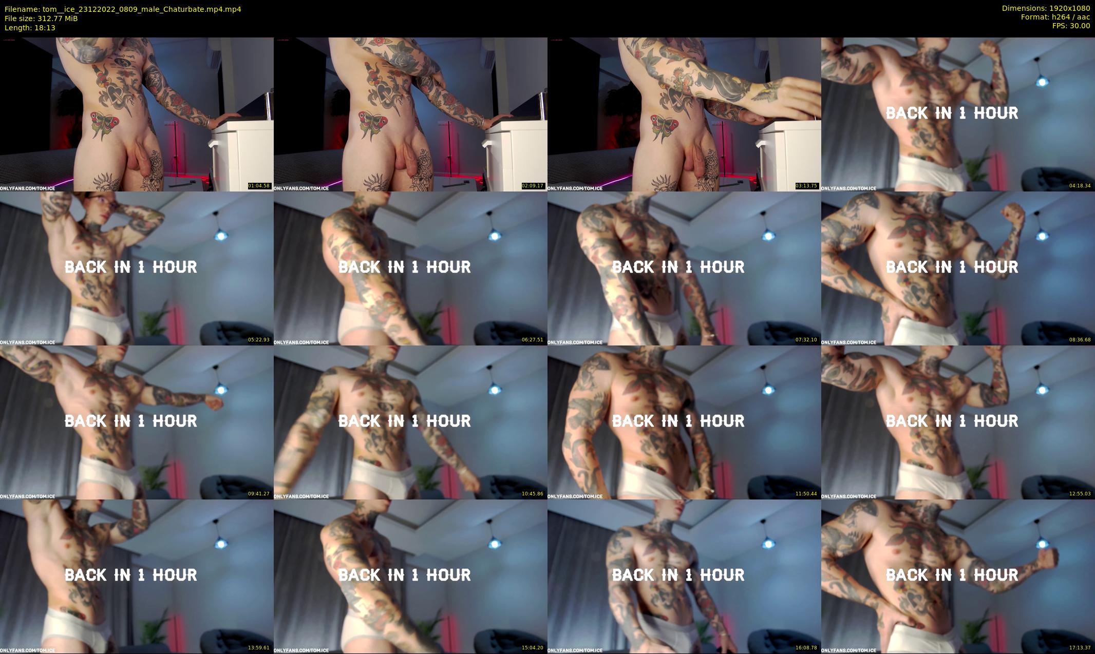 tom__ice — 19 minute Chaturbate male cam show recording, 1080p, Dec 23, 2022
