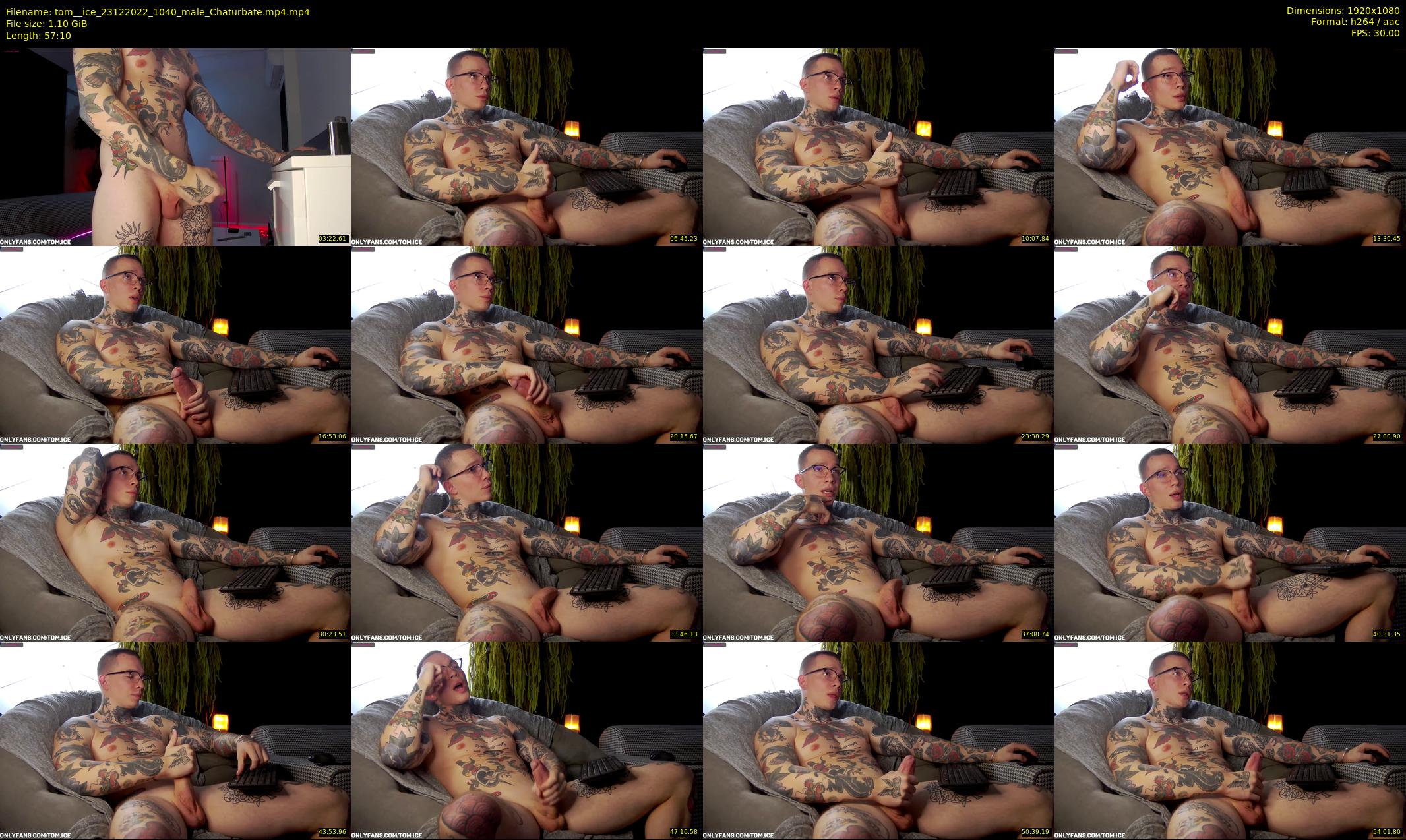 tom__ice — 58 minute Chaturbate male cam show recording, 1080p, Dec 23, 2022