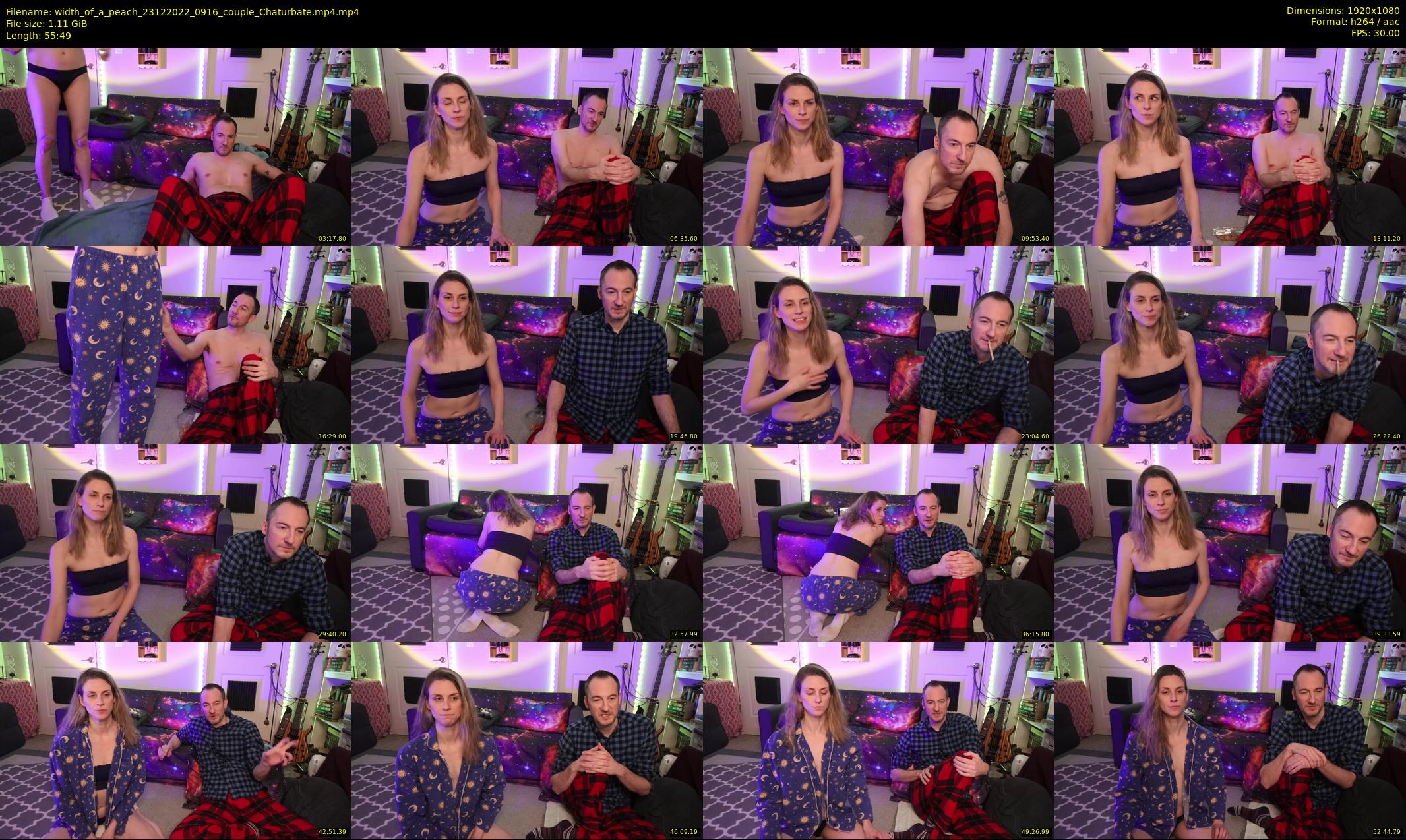 width_of_a_peach — 56 minute Chaturbate couple cam show recording, 1080p, Dec 23, 2022
