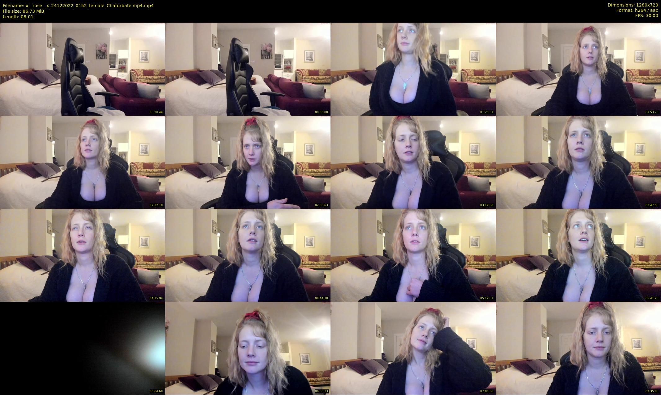 x__rose__x — 9 minute Chaturbate female cam show recording, 720p, Dec 24, 2022