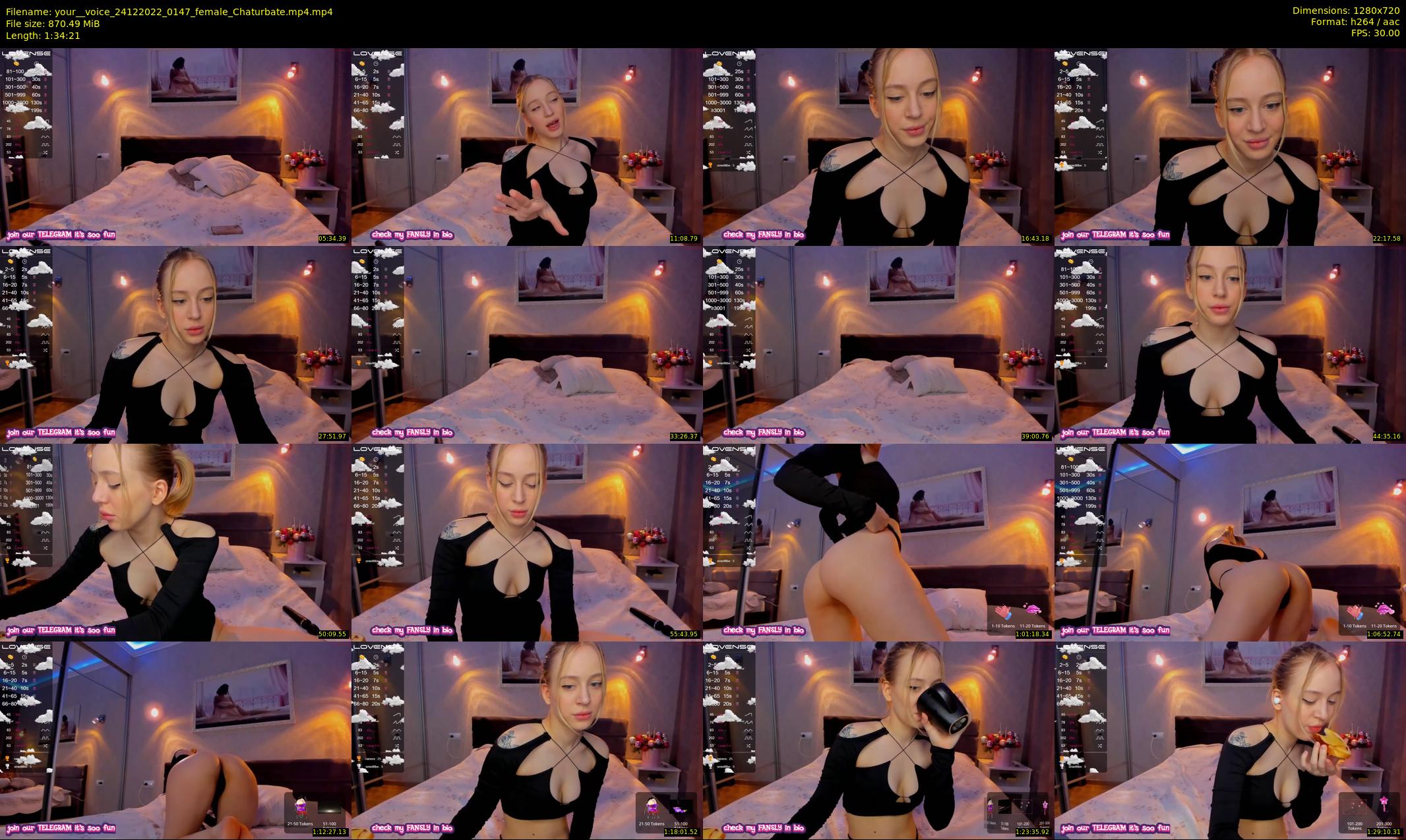 your__voice — 95 minute Chaturbate female cam show recording, 720p, Dec 24, 2022