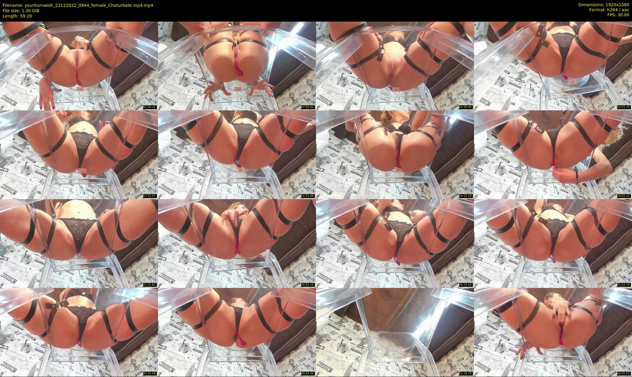 yourburnwish — 60 minute Chaturbate female cam show recording, 1080p, Dec 23, 2022