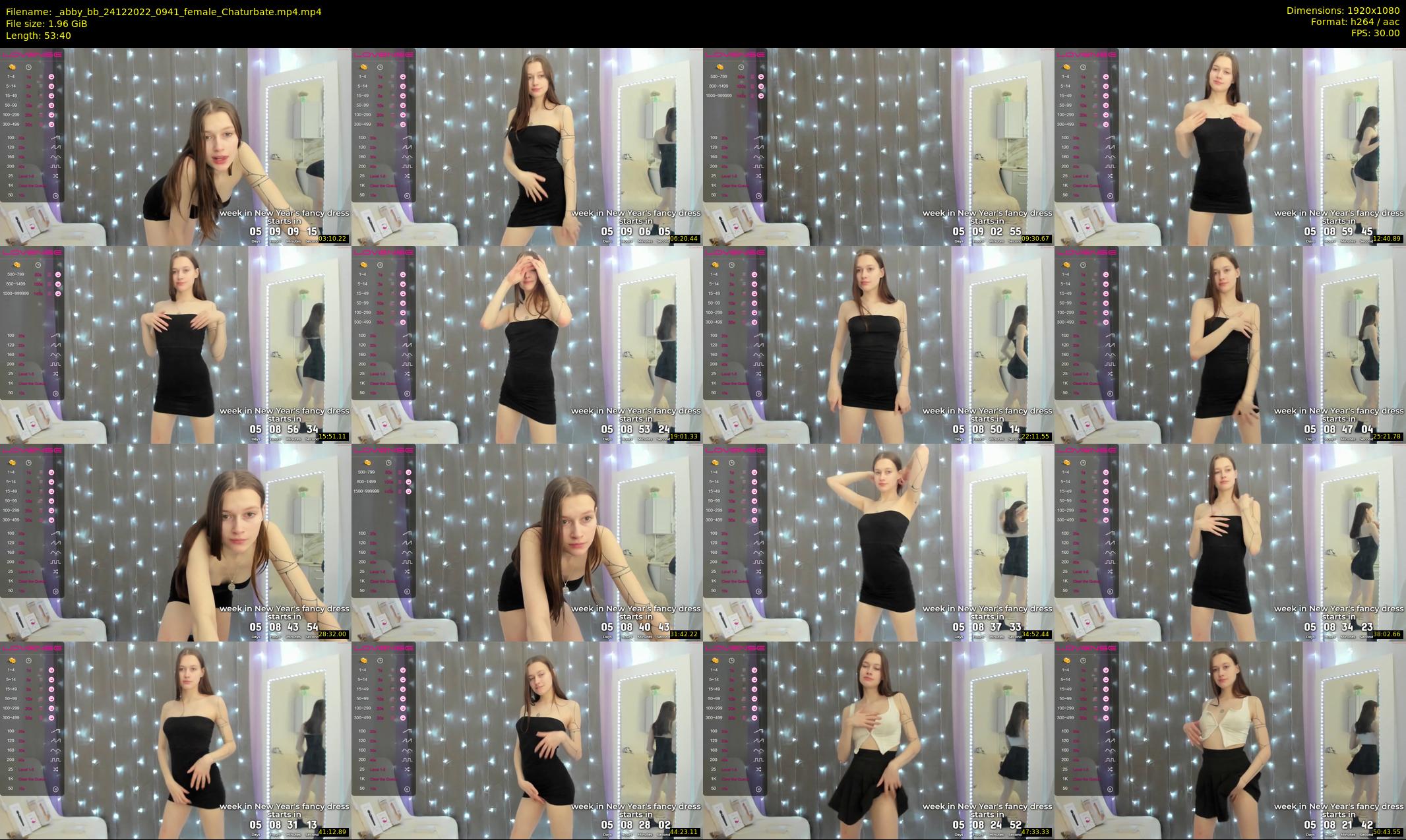 _abby_bb — 54 minute Chaturbate female cam show recording, 1080p, Dec 24, 2022