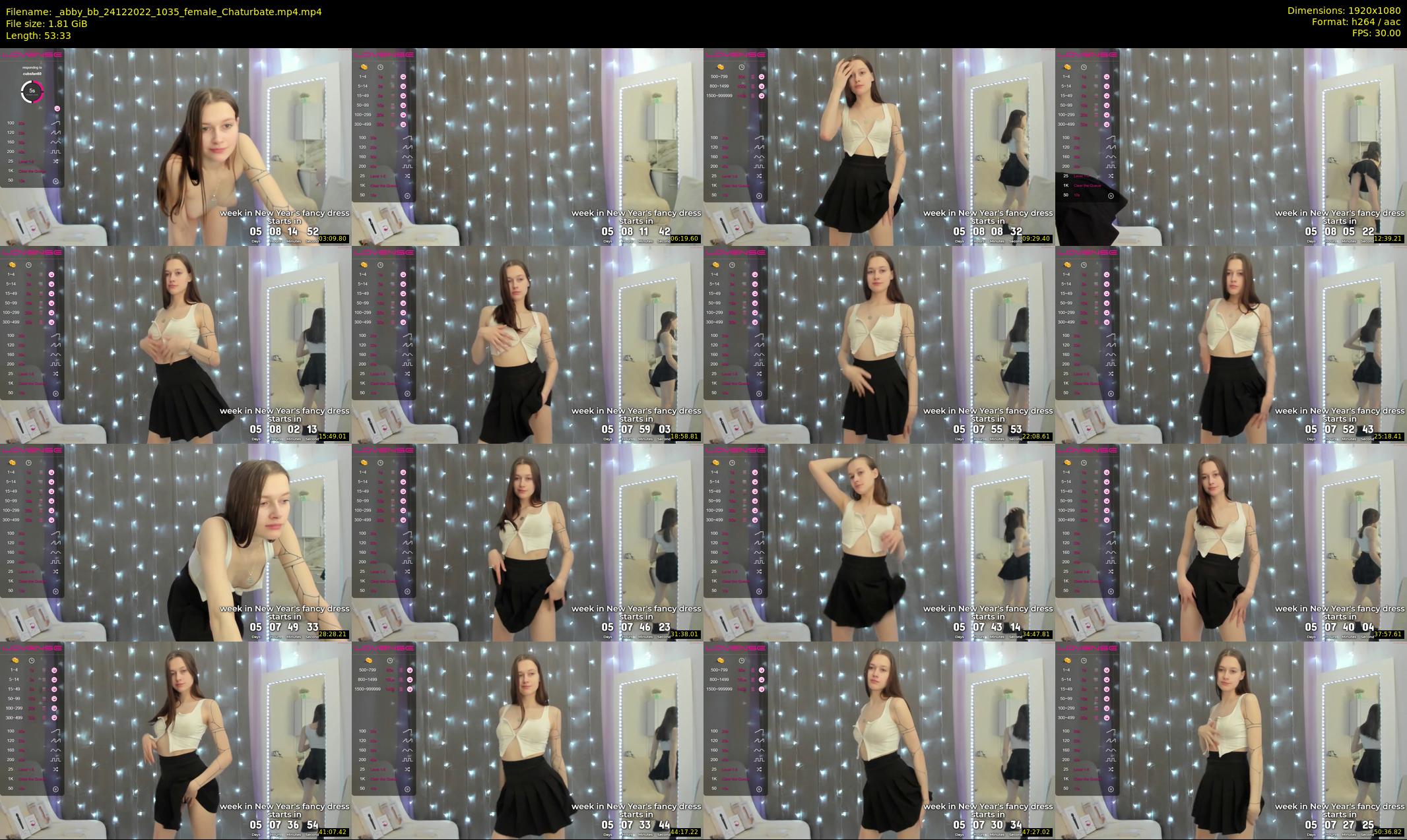 _abby_bb — 54 minute Chaturbate female cam show recording, 1080p, Dec 24, 2022