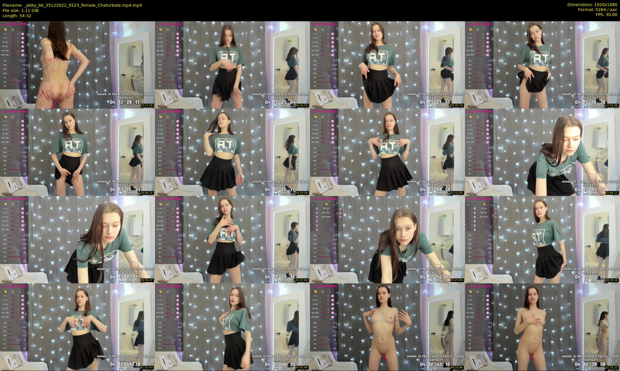 _abby_bb — 55 minute Chaturbate female cam show recording, 1080p, Dec 25, 2022