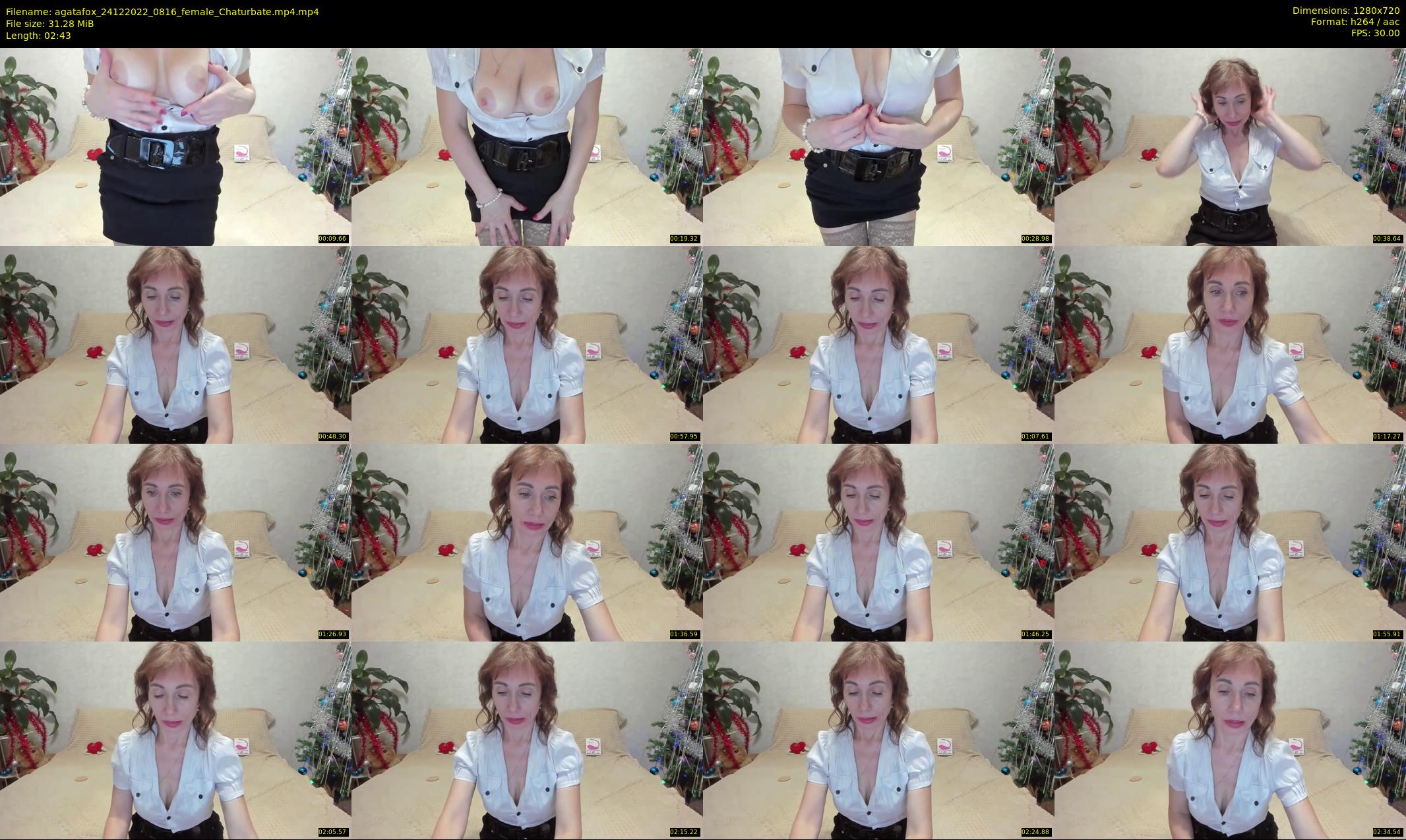 agatafox — 3 minute Chaturbate female cam show recording, 720p, Dec 24, 2022
