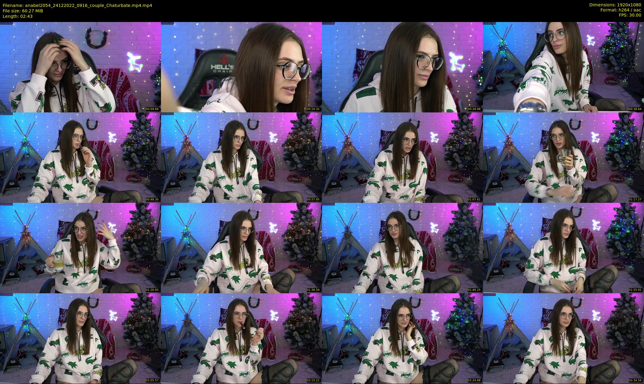 anabel2054 — 3 minute Chaturbate female cam show recording, 1080p, Dec 24, 2022