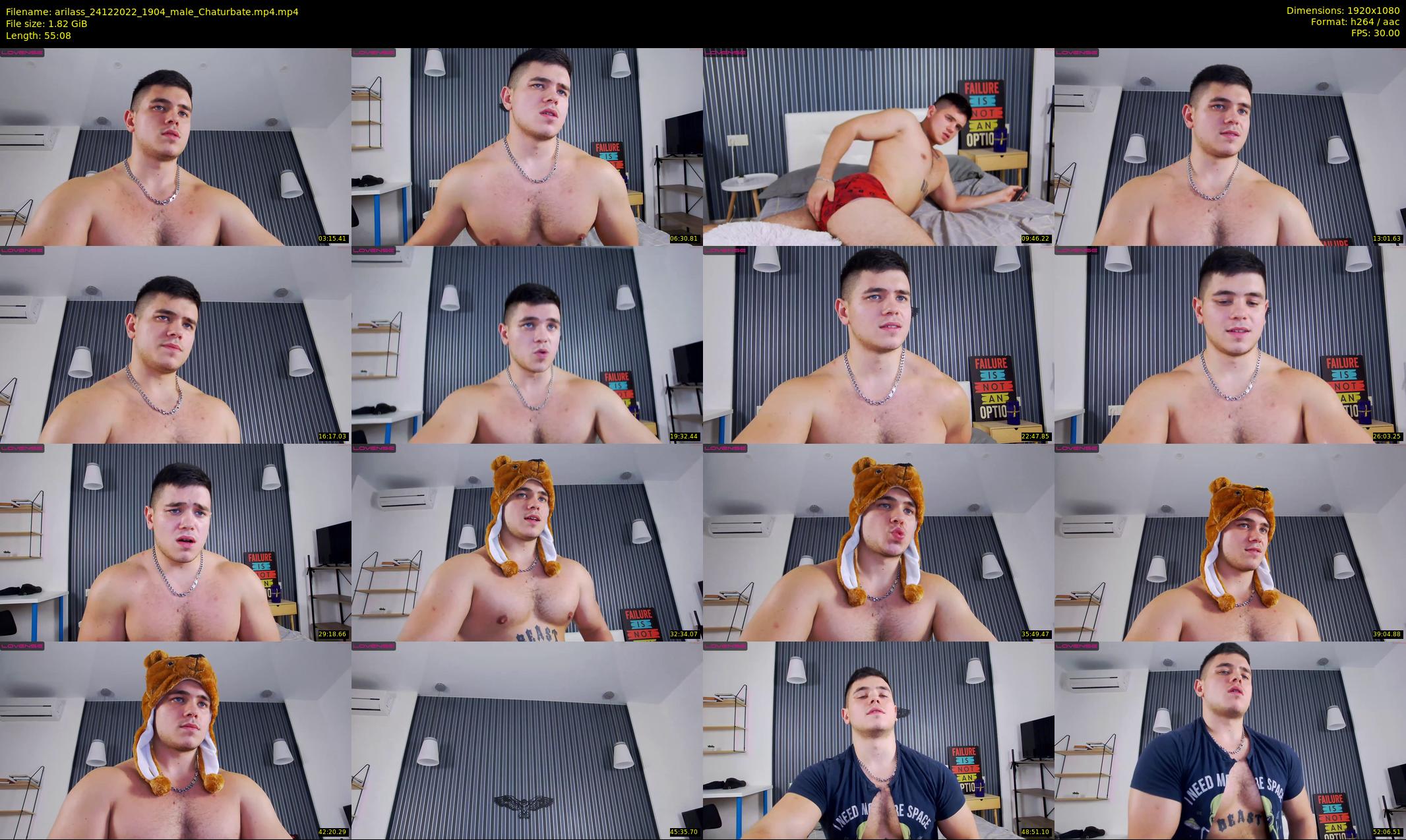 arilass — 56 minute Chaturbate male cam show recording, 1080p, Dec 24, 2022
