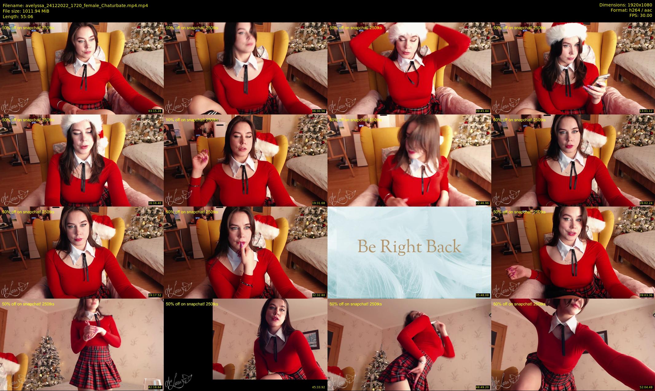 avelyssa — 56 minute Chaturbate female cam show recording, 1080p, Dec 24, 2022