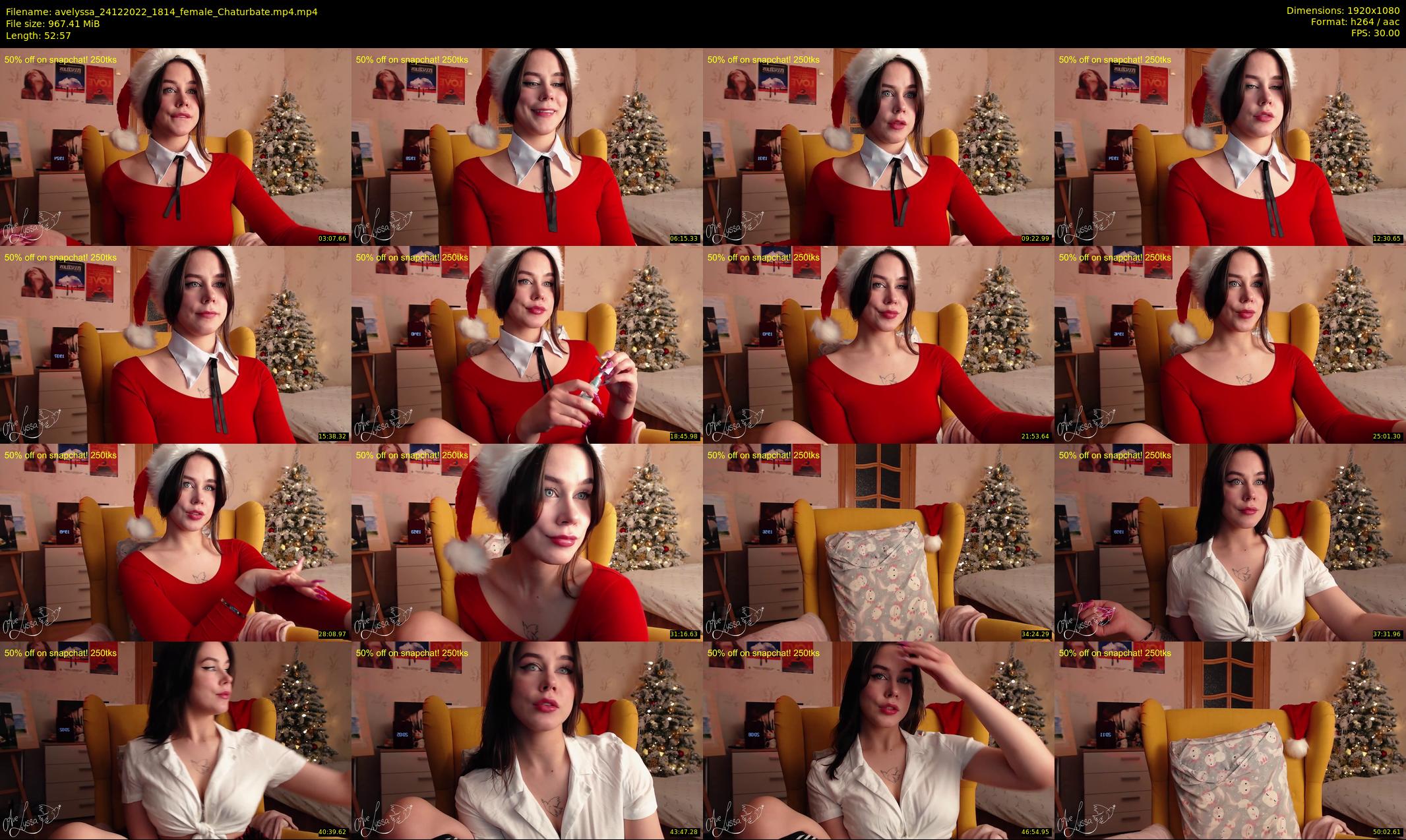 avelyssa — 53 minute Chaturbate female cam show recording, 1080p, Dec 24, 2022