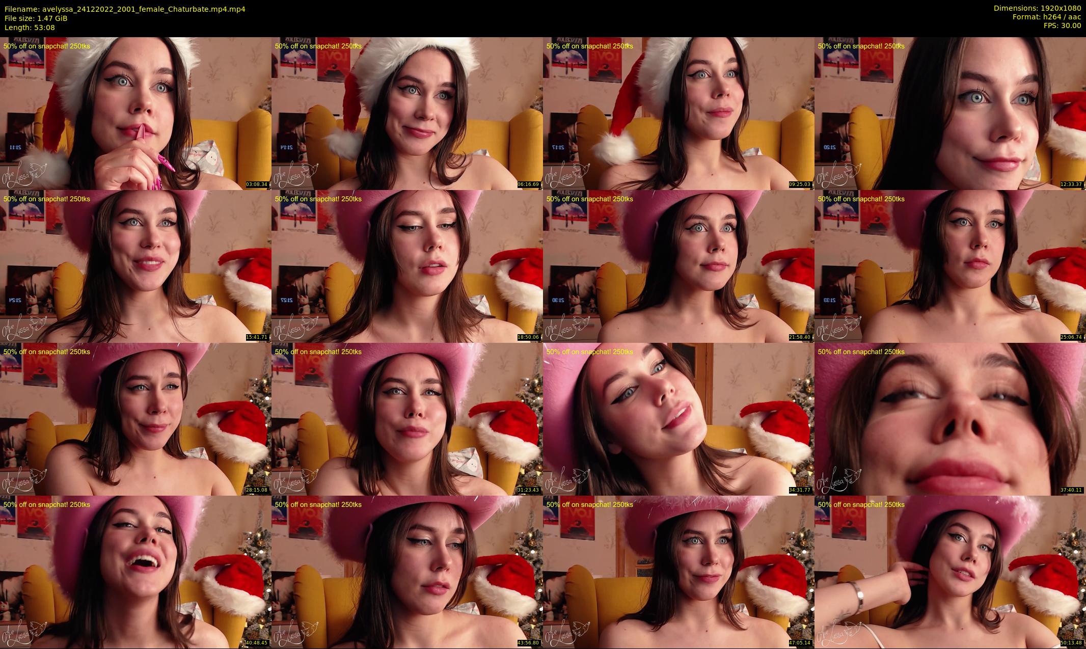 avelyssa — 54 minute Chaturbate female cam show recording, 1080p, Dec 24, 2022