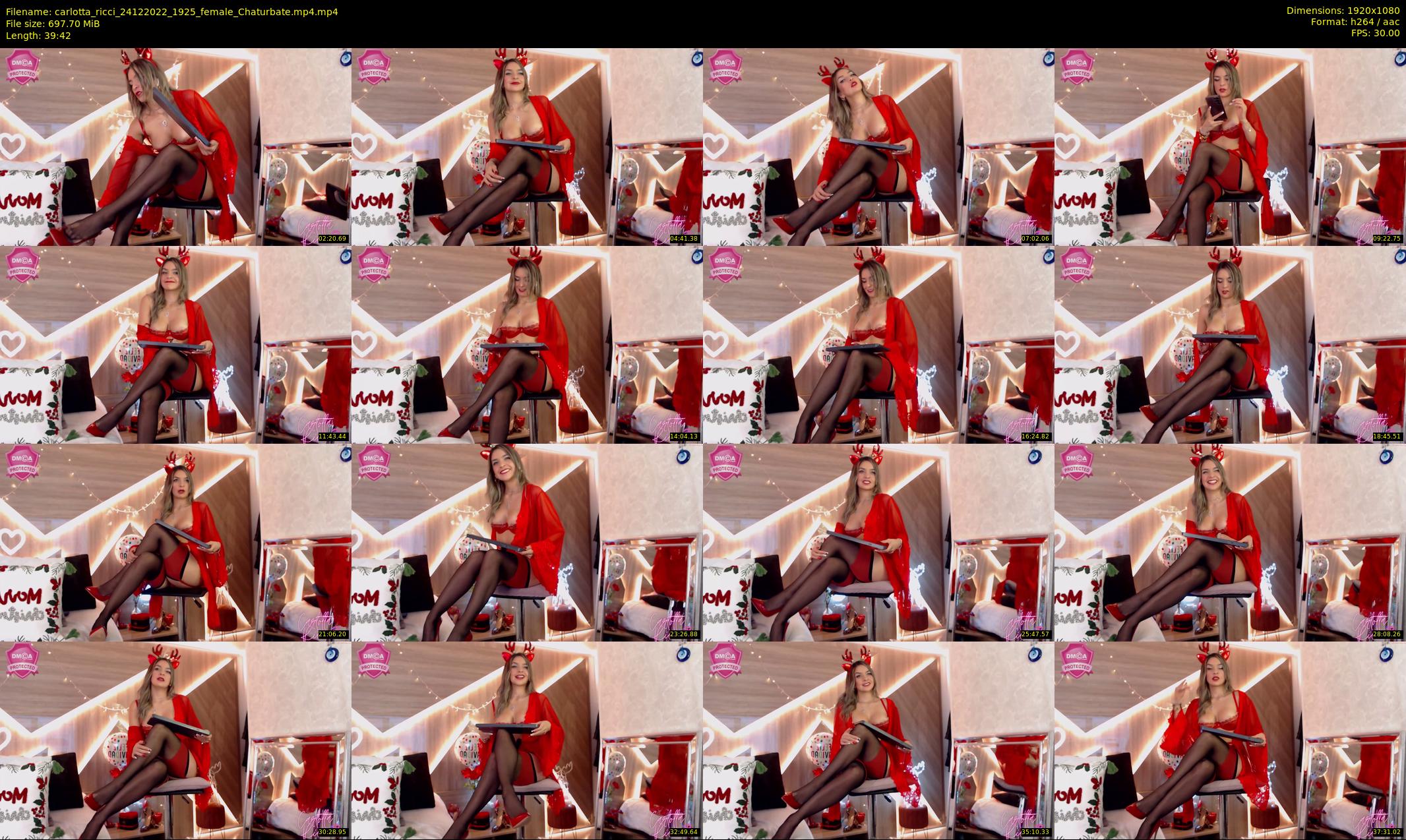 carlotta_ricci — 40 minute Chaturbate female cam show recording, 1080p, Dec 24, 2022