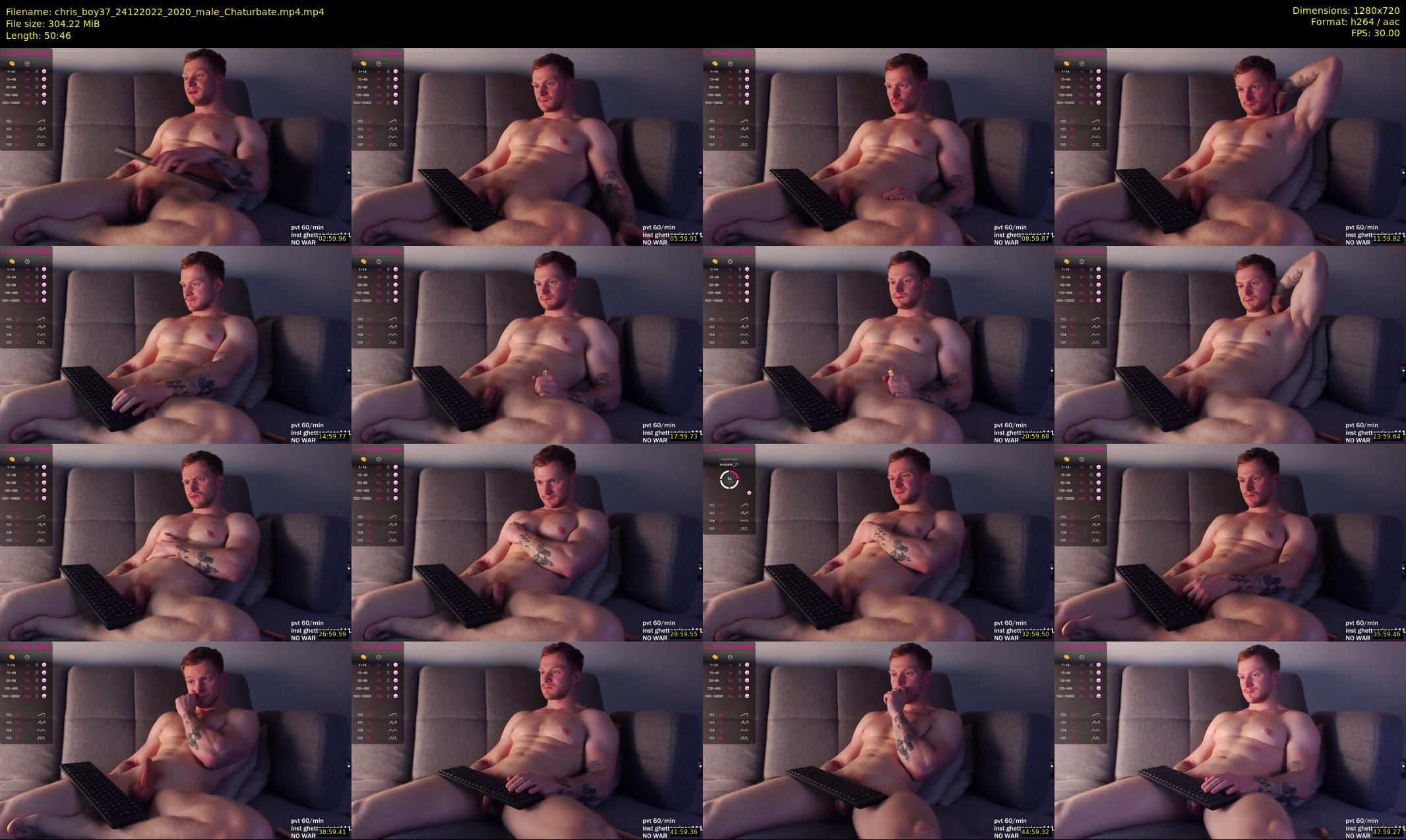 chris_boy37 — 51 minute Chaturbate male cam show recording, 720p, Dec 24, 2022