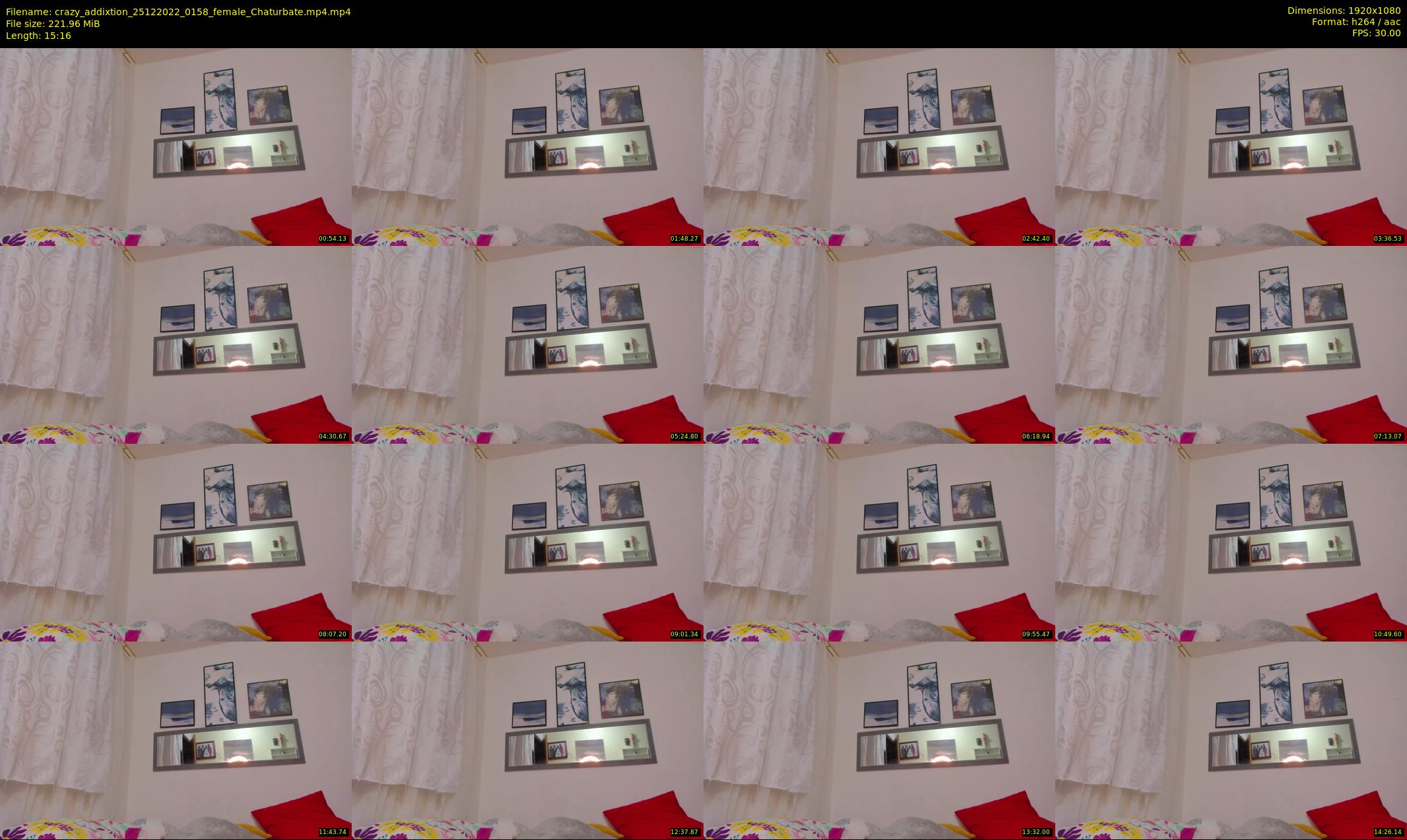 crazy_addixtion — 16 minute Chaturbate female cam show recording, 1080p, Dec 25, 2022