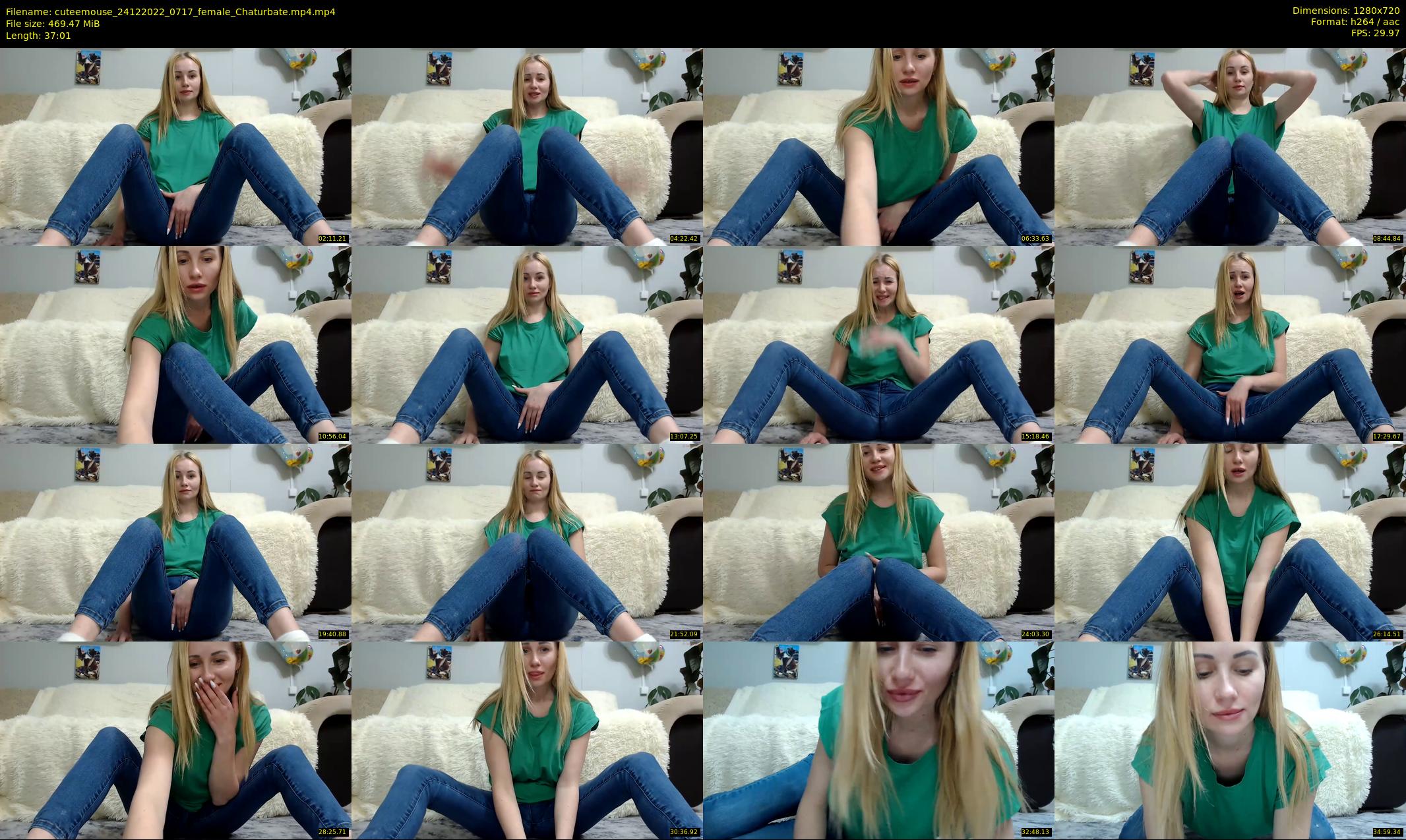 cuteemouse — 38 minute Chaturbate female cam show recording, 720p, Dec 24, 2022