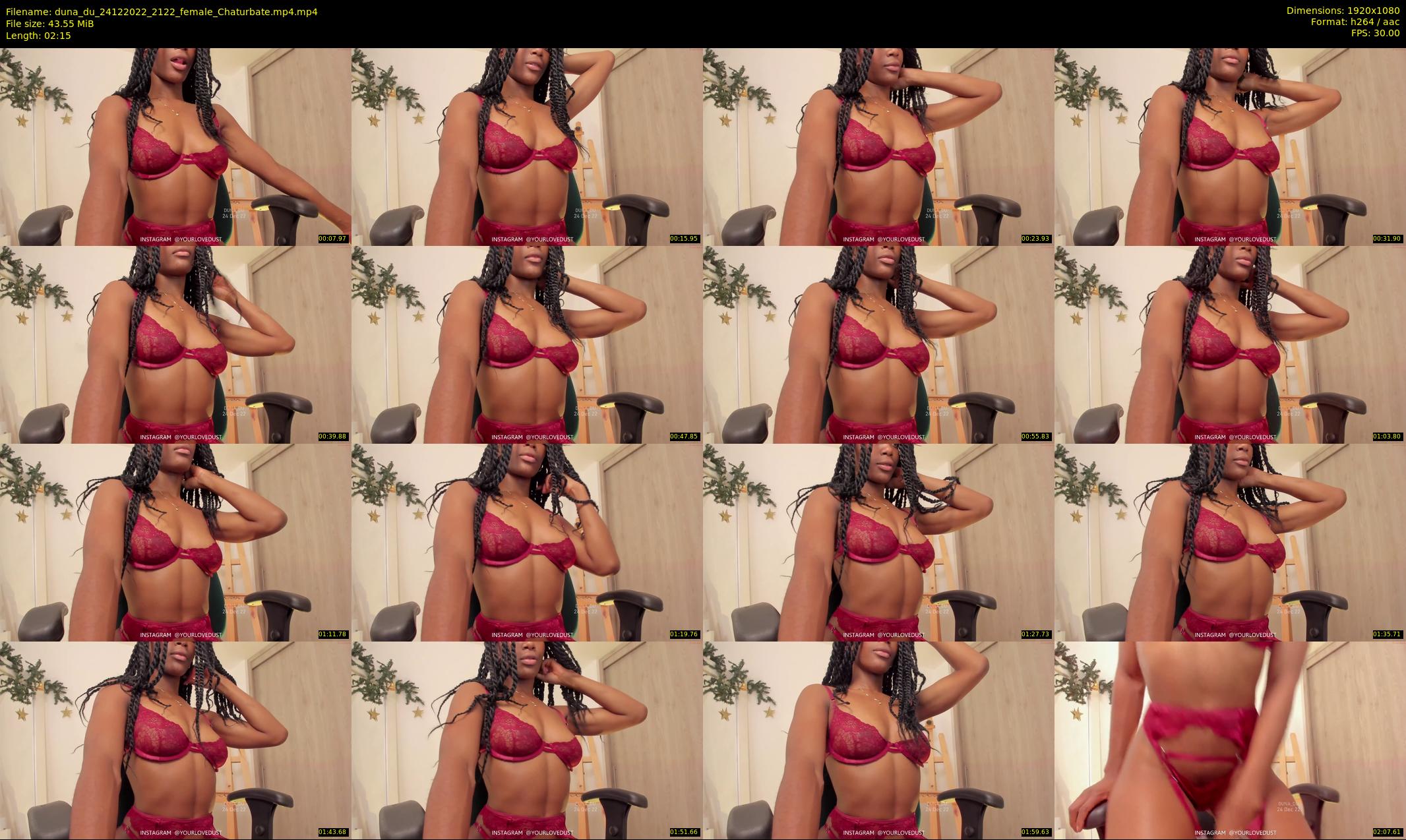 duna_du — 3 minute Chaturbate female cam show recording, 1080p, Dec 24, 2022