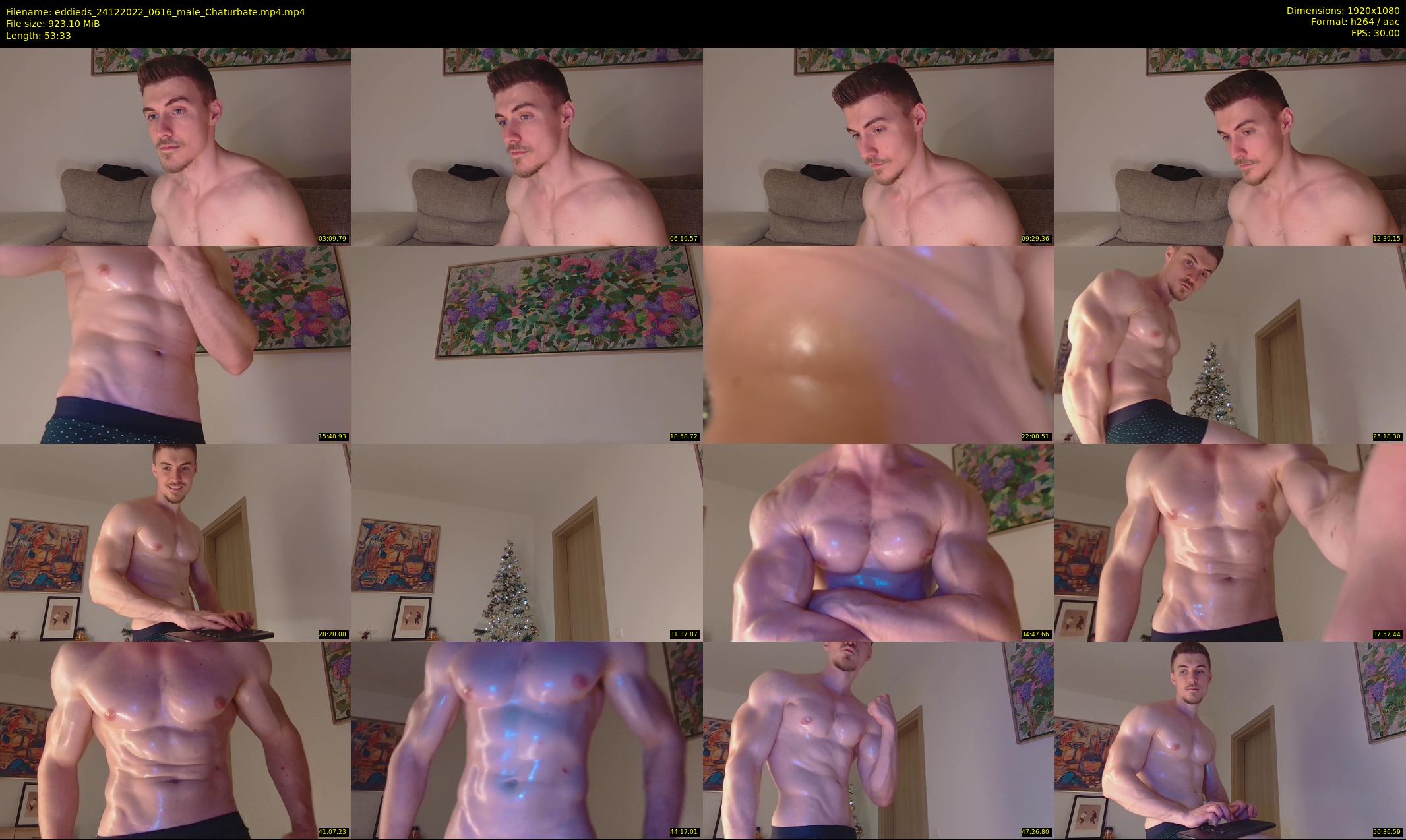 eddieds — 54 minute Chaturbate male cam show recording, 1080p, Dec 24, 2022