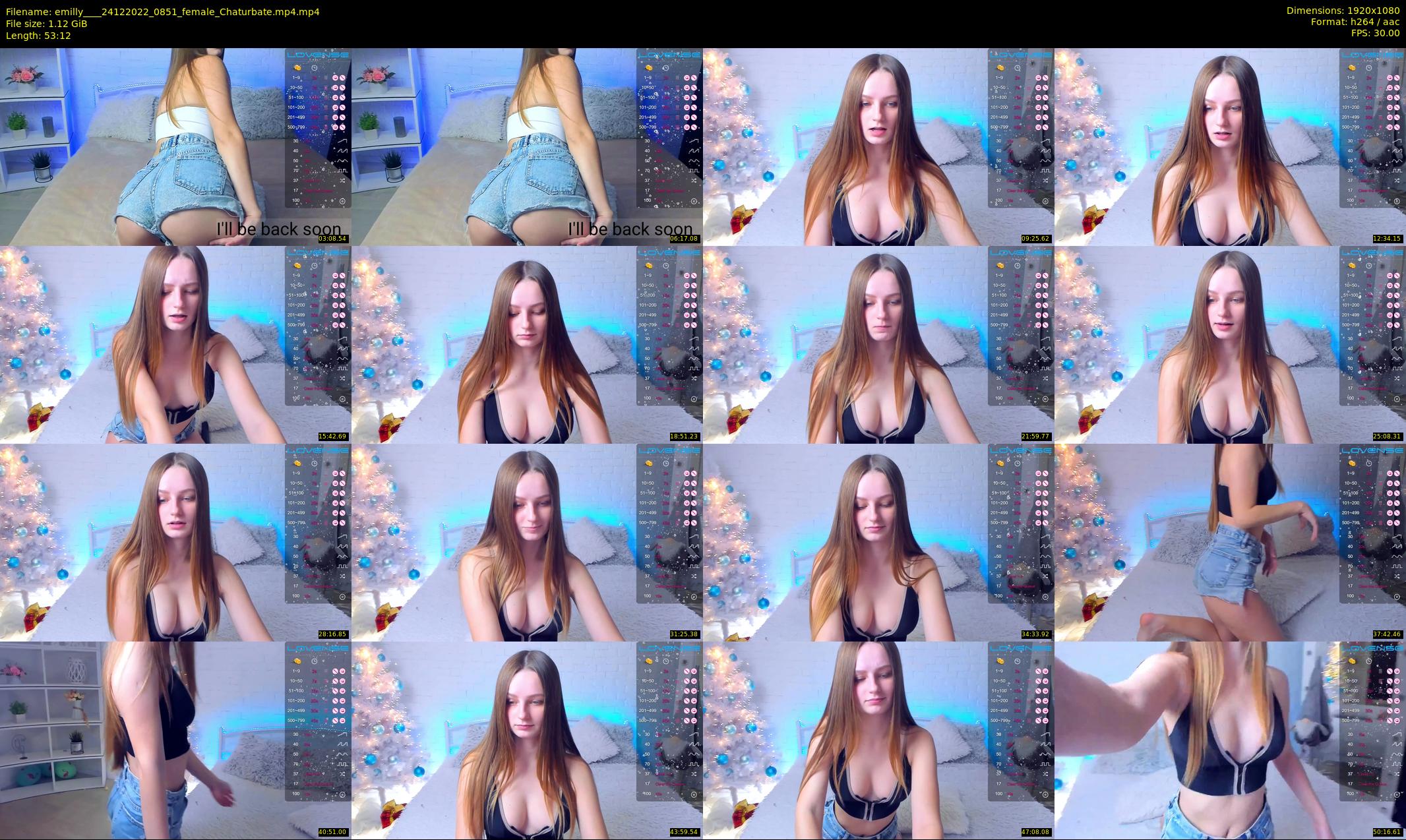 emilly___ — 54 minute Chaturbate female cam show recording, 1080p, Dec 24, 2022
