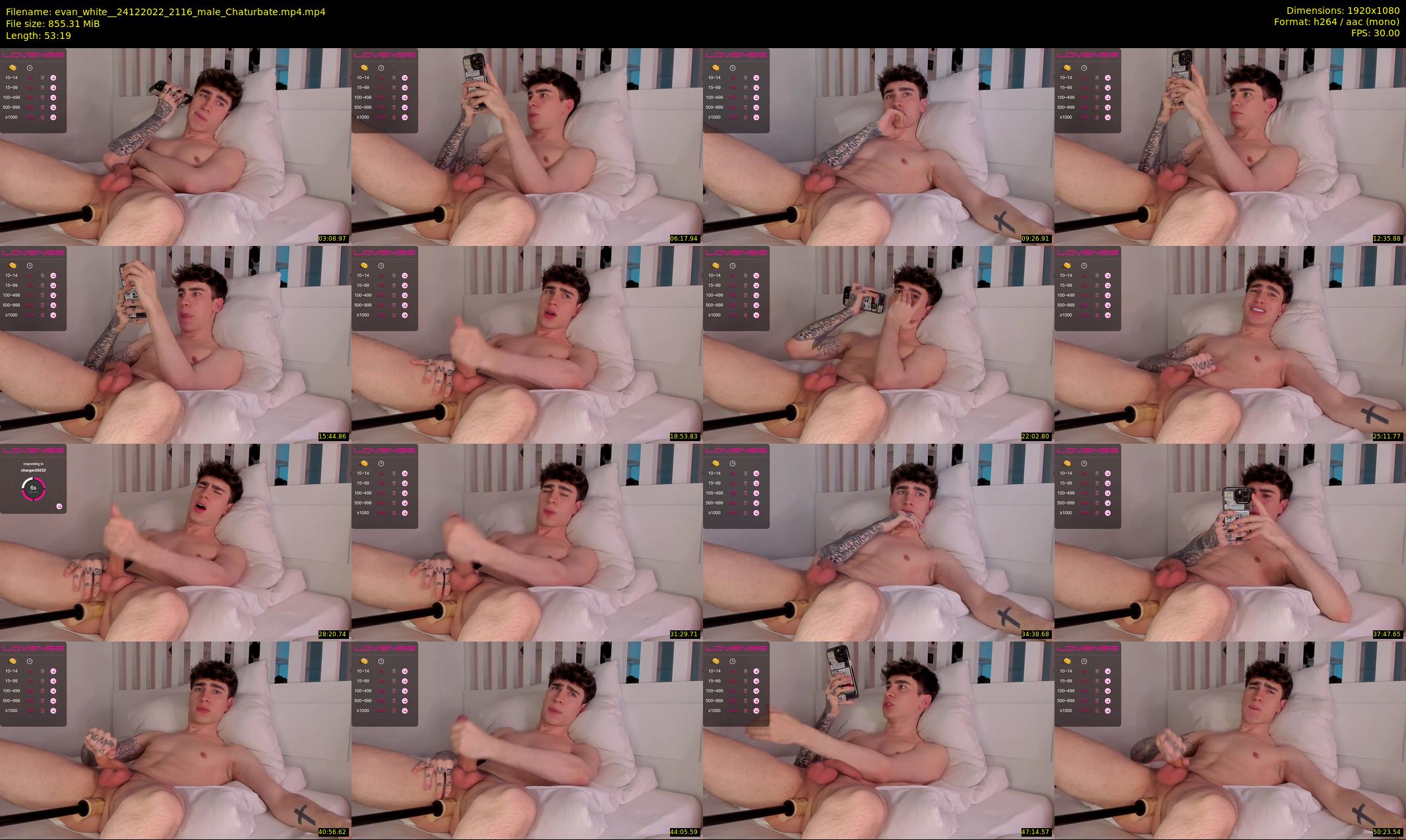 evan_white_ — 54 minute Chaturbate male cam show recording, 1080p, Dec 24, 2022