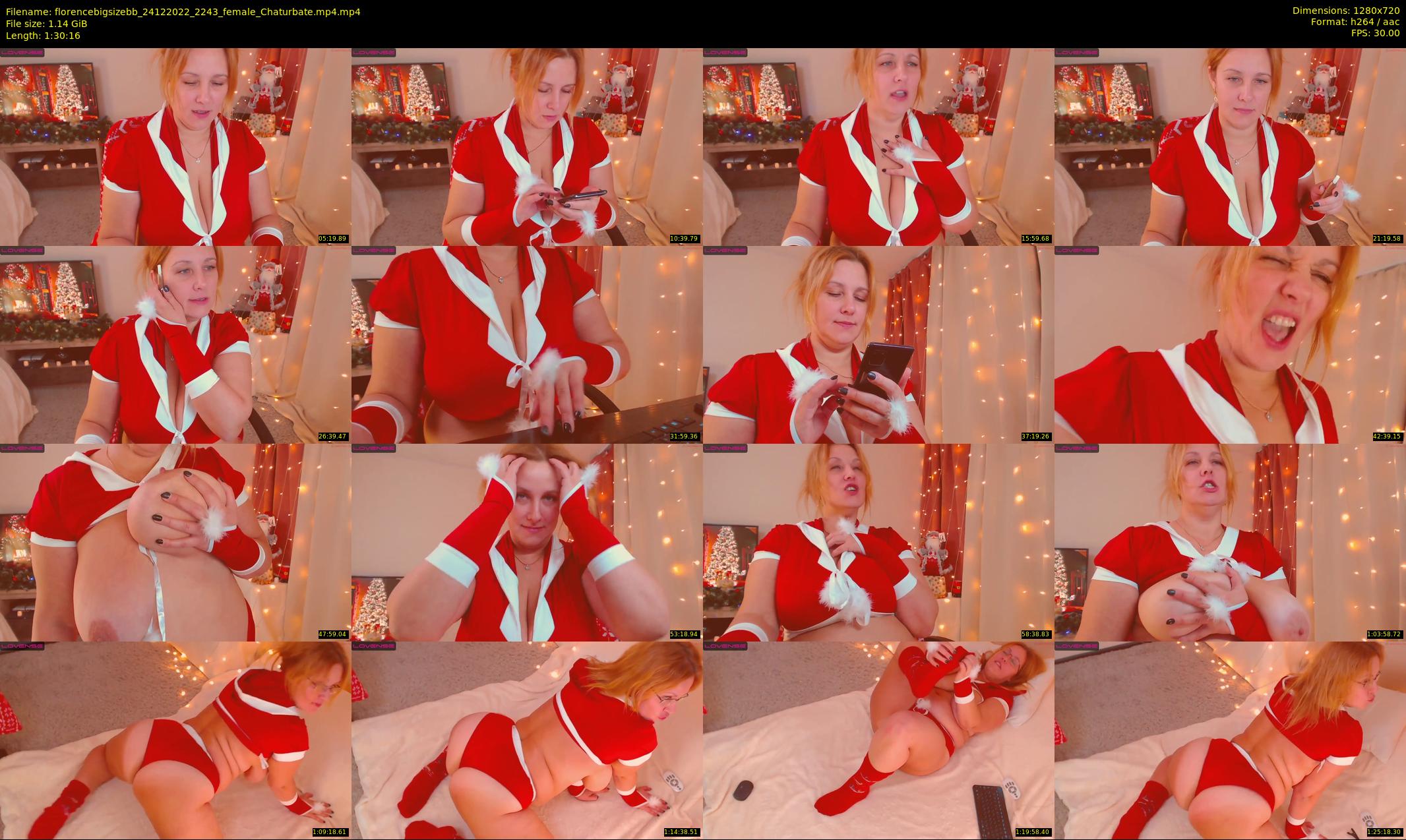florencebigsizebb — 91 minute Chaturbate female cam show recording, 720p, Dec 24, 2022