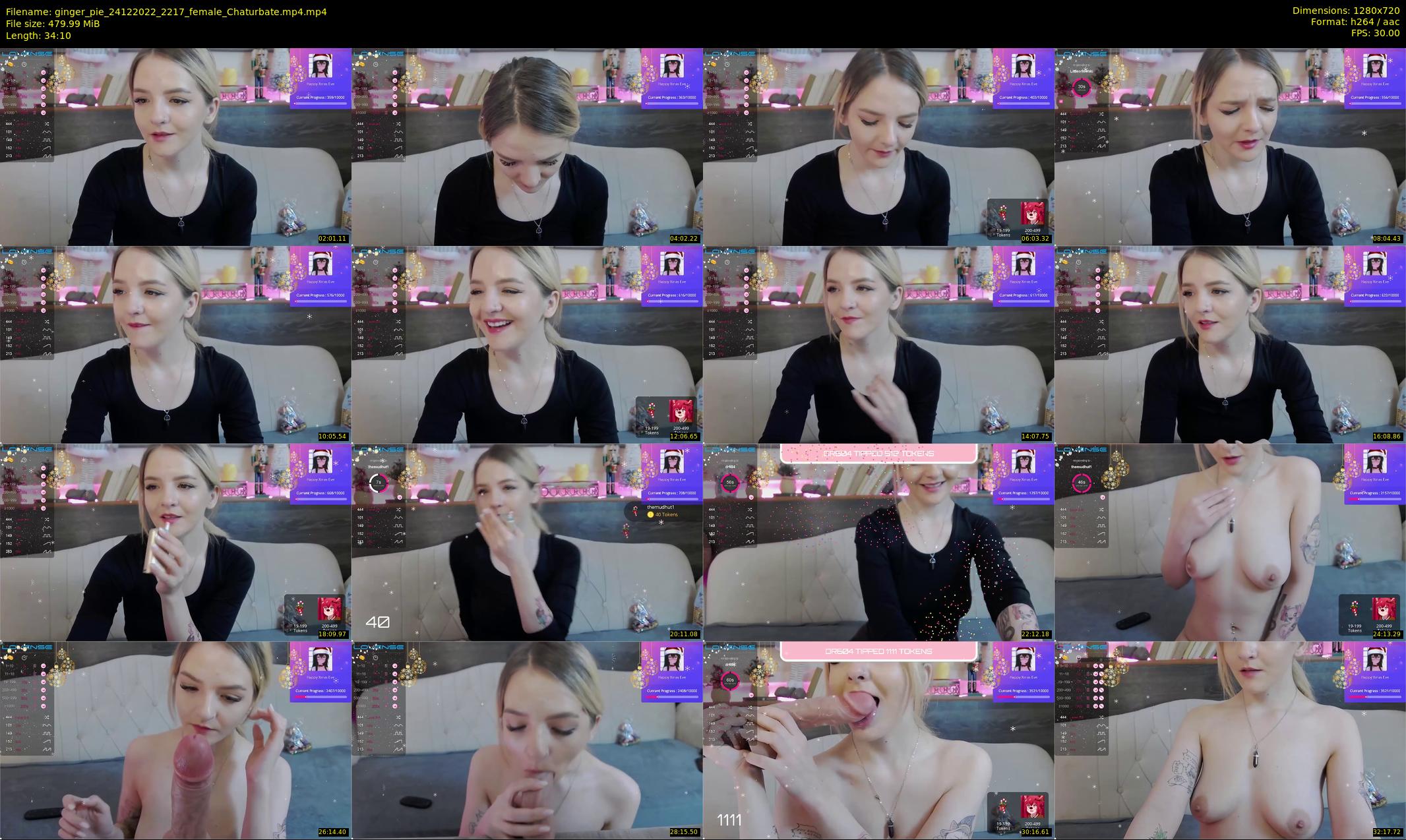 ginger_pie — 35 minute Chaturbate female cam show recording, 720p, Dec 24, 2022