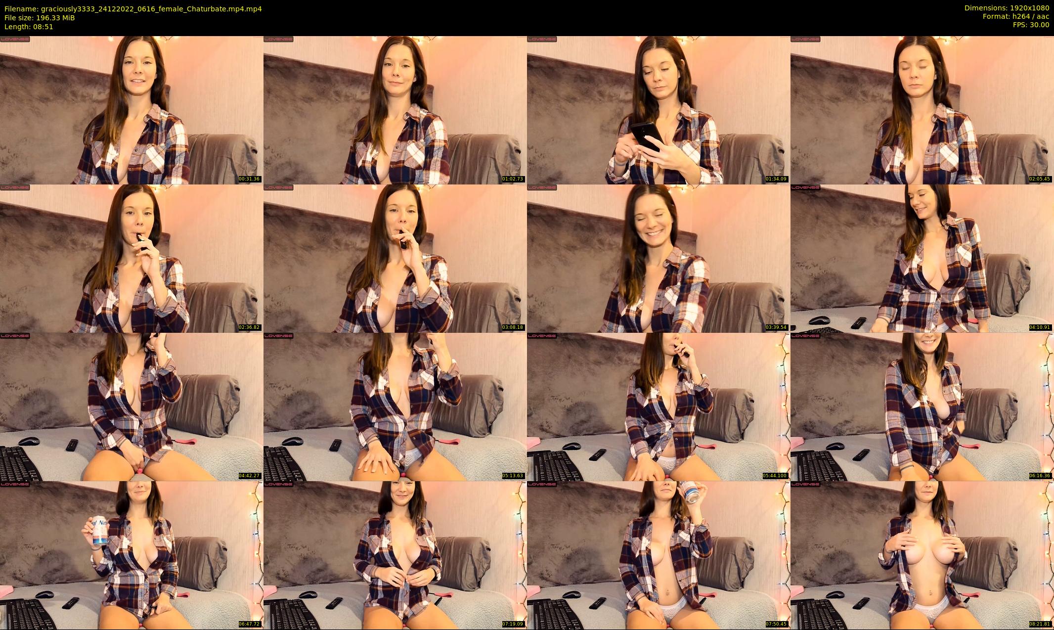graciously3333 — 9 minute Chaturbate female cam show recording, 1080p, Dec 24, 2022